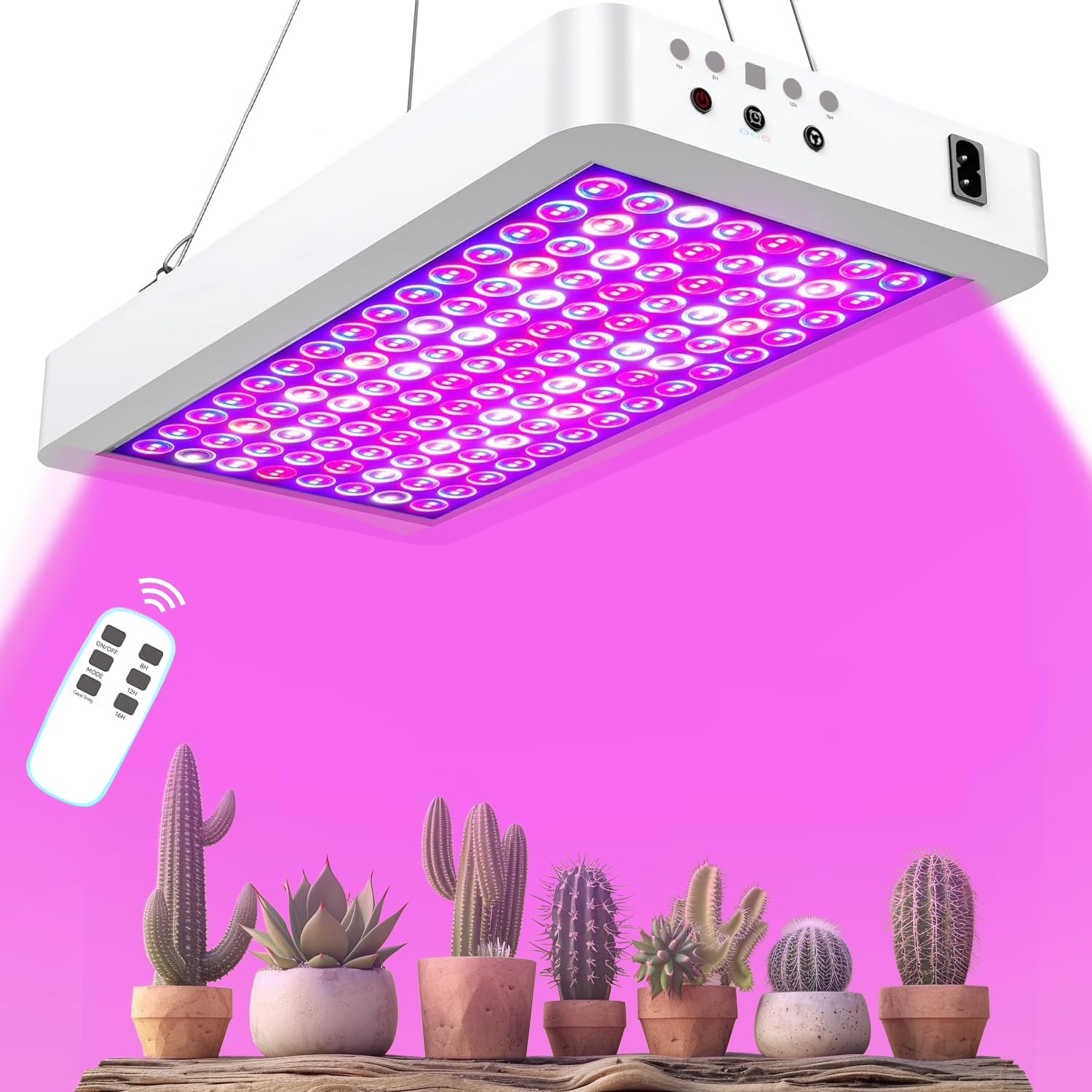 SERWING LED Grow Light Full Spectrum with Veg & Bloom Switch A1000W Color: A1000W, Remote Control for Hydroponic Indoor Plants
