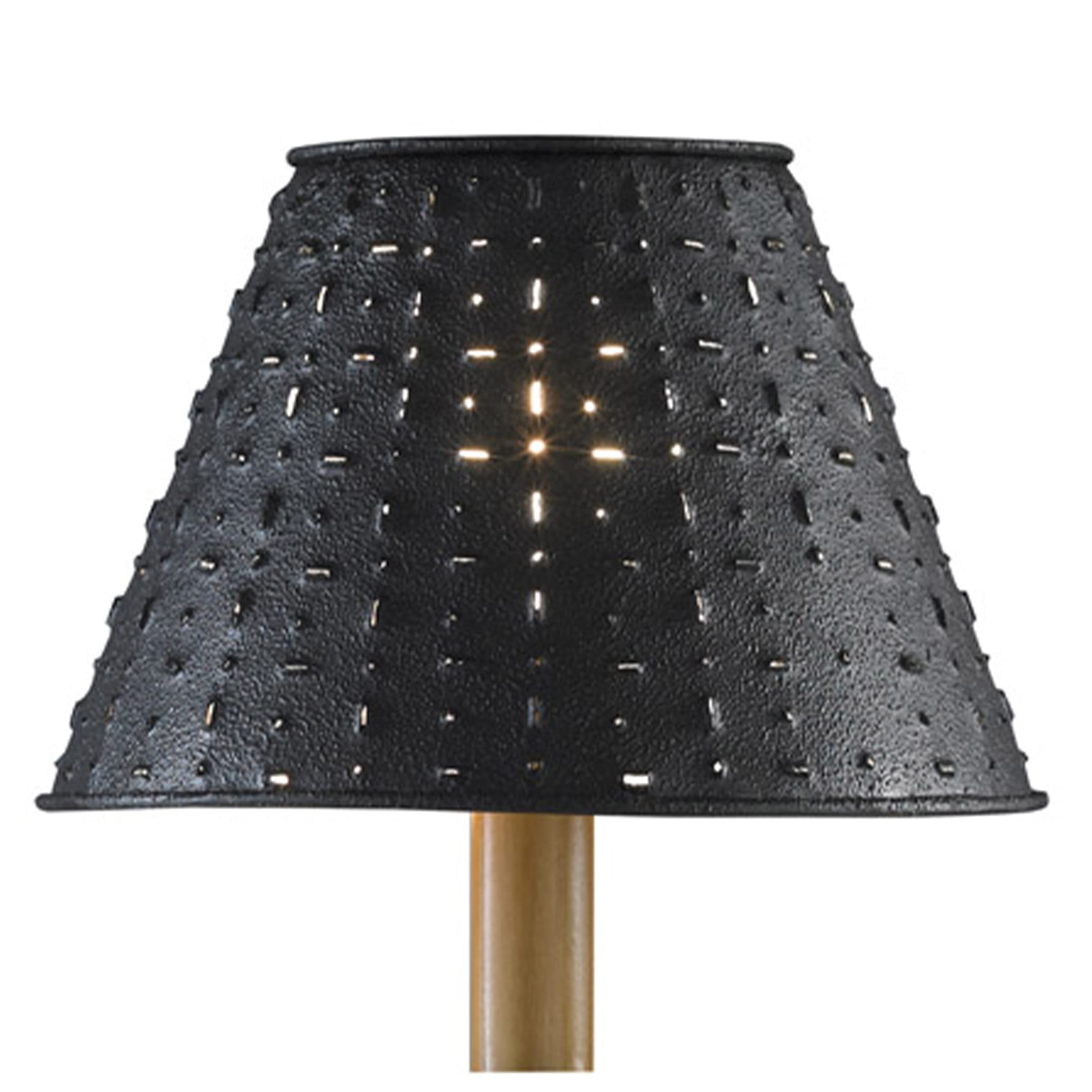 Park Designs Metal Dot Dash Shade - 14 - Black