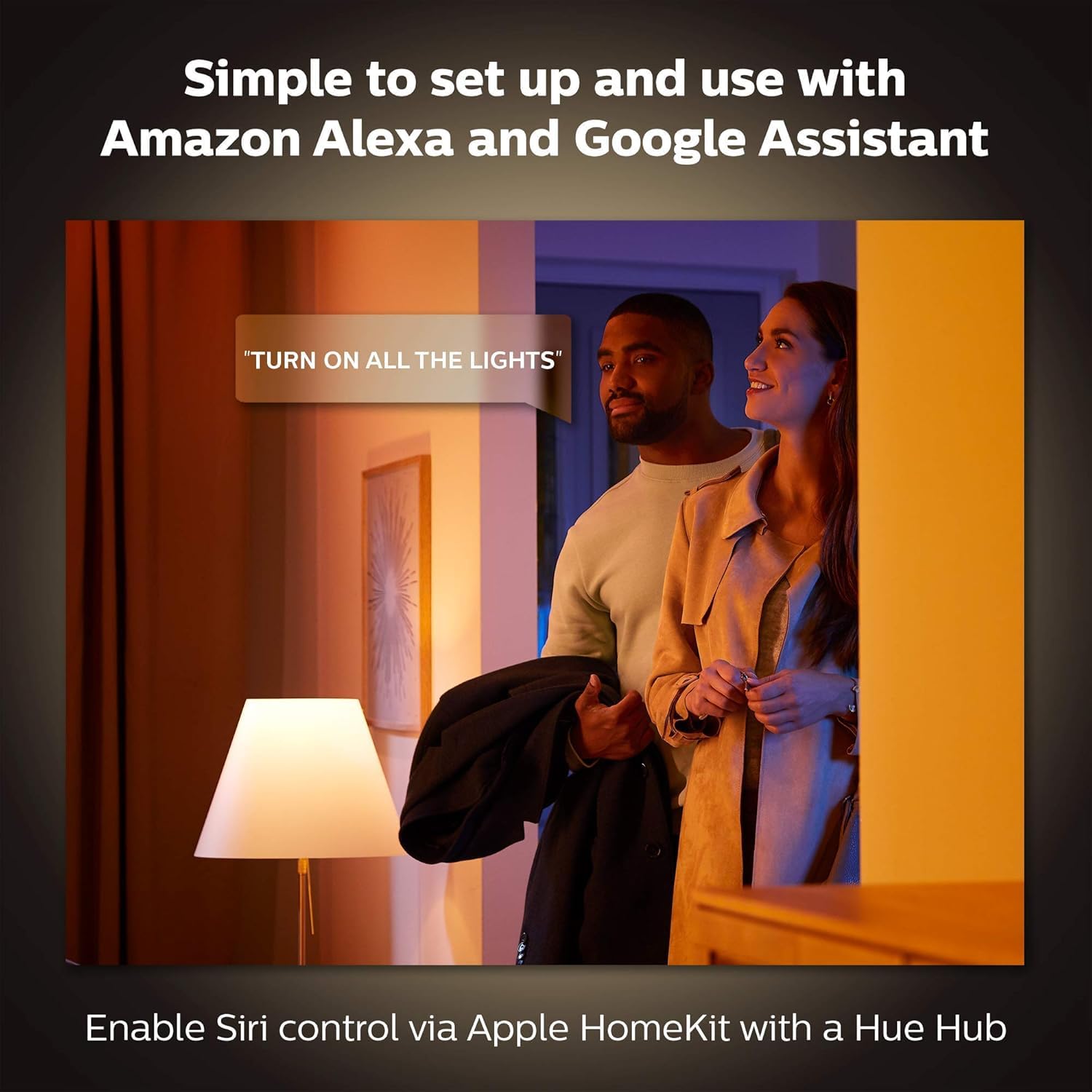 Philips Hue White & Color Ambiance Signe Table Lamp, Works with Amazon Alexa, Apple HomeKit and Google Assistant, Table Lamp (Ol