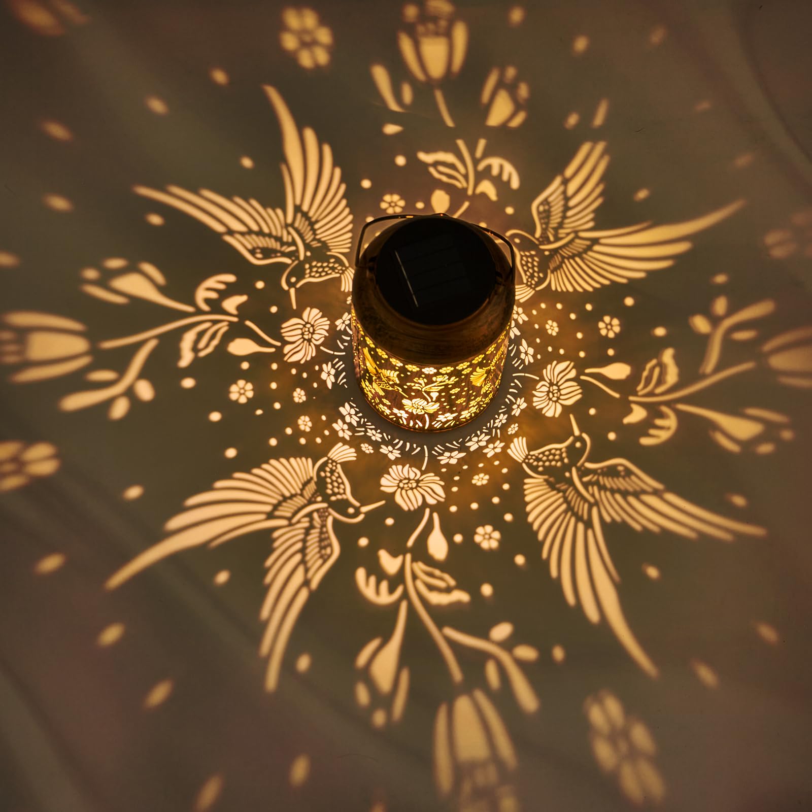 Hummingbird Lantern Solar Outdoor  Chrismas Gifts  Solar Light Outdoor Waterproof Led Decorative Garden For Lawn  Landscape  Patio  Porch Hanging Lantern For Women  Ladies  Mom  Grandma