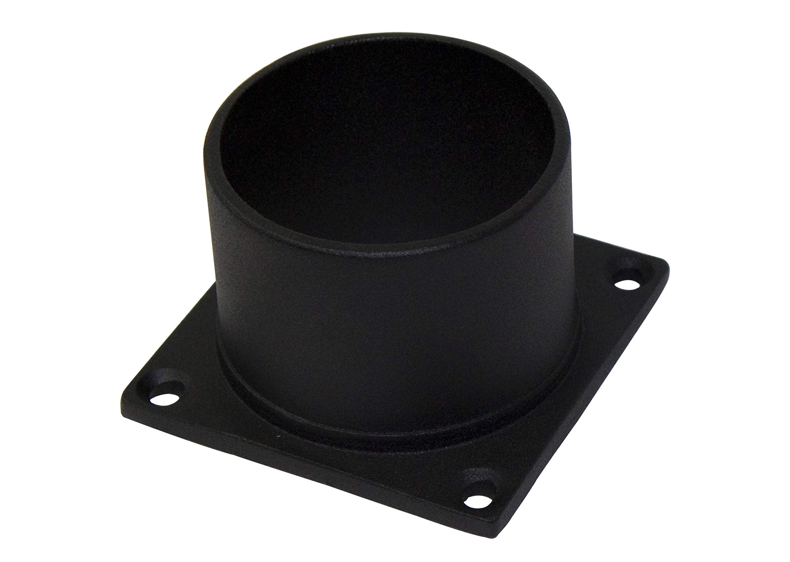 Solus S349-Bk Black Pier Mount Adapter For 3'' Post Lighting Fixtures