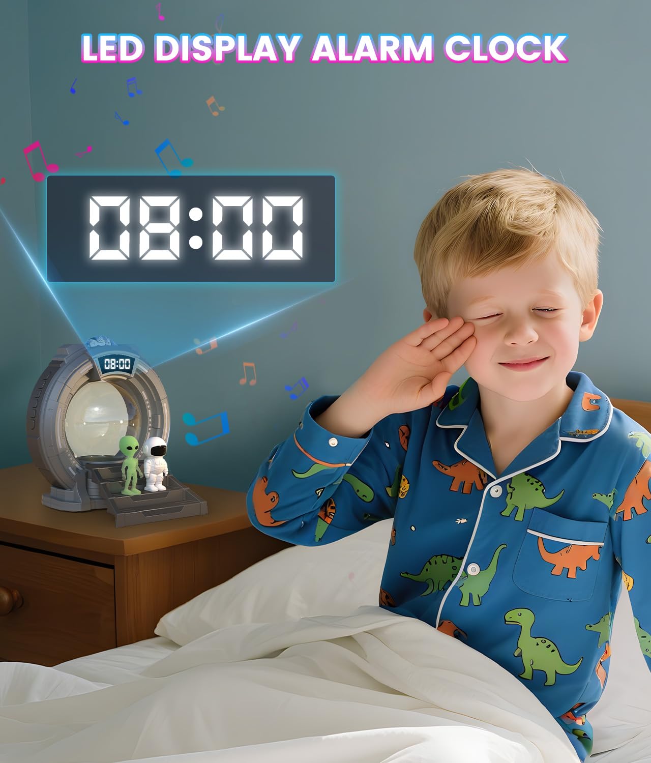 Northern Galaxy Light Projector with Plasma Ball,Remote Control LED Night Light Aurora Portal Projector with Bluetooth Speaker,