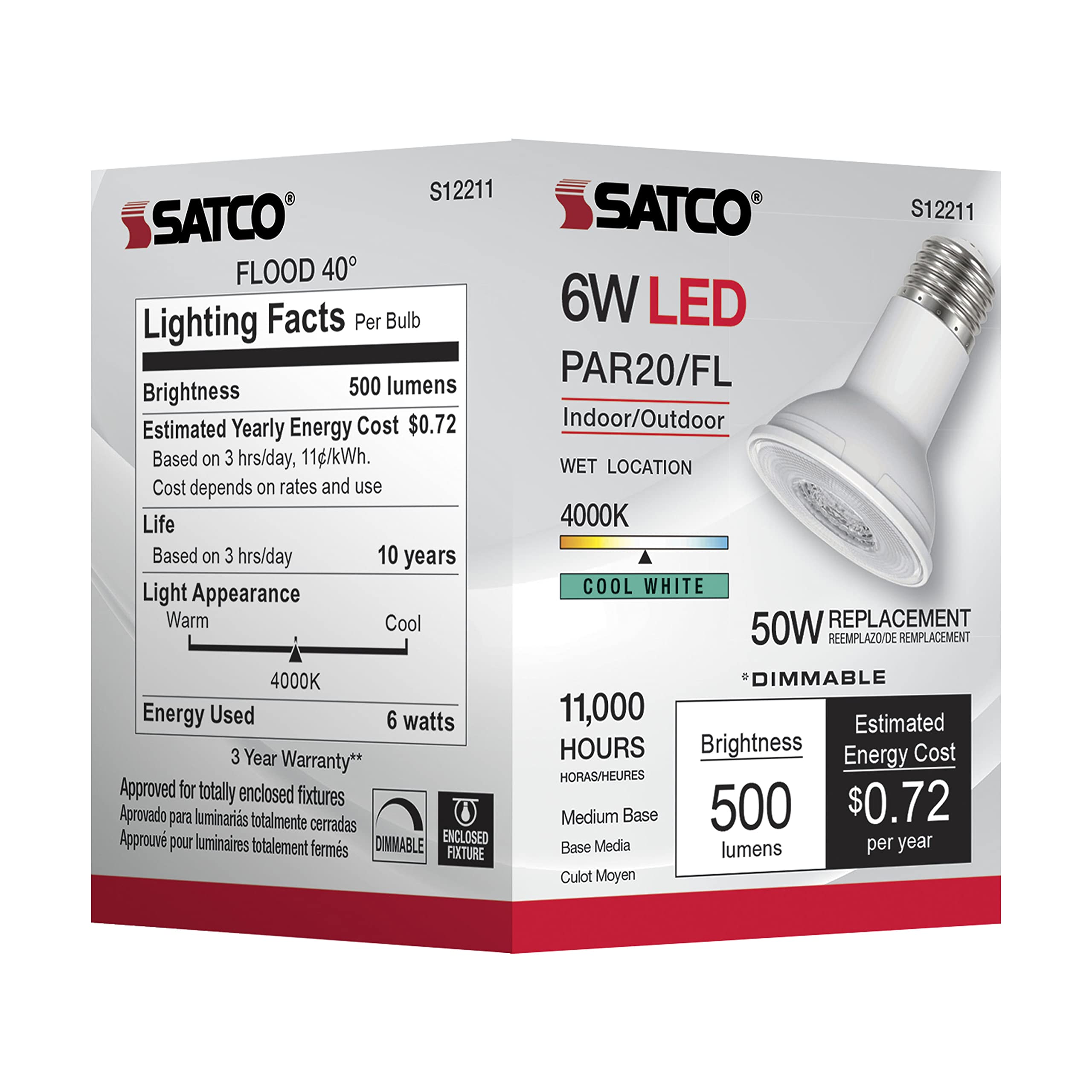 Satco S12211 Light Bulb
