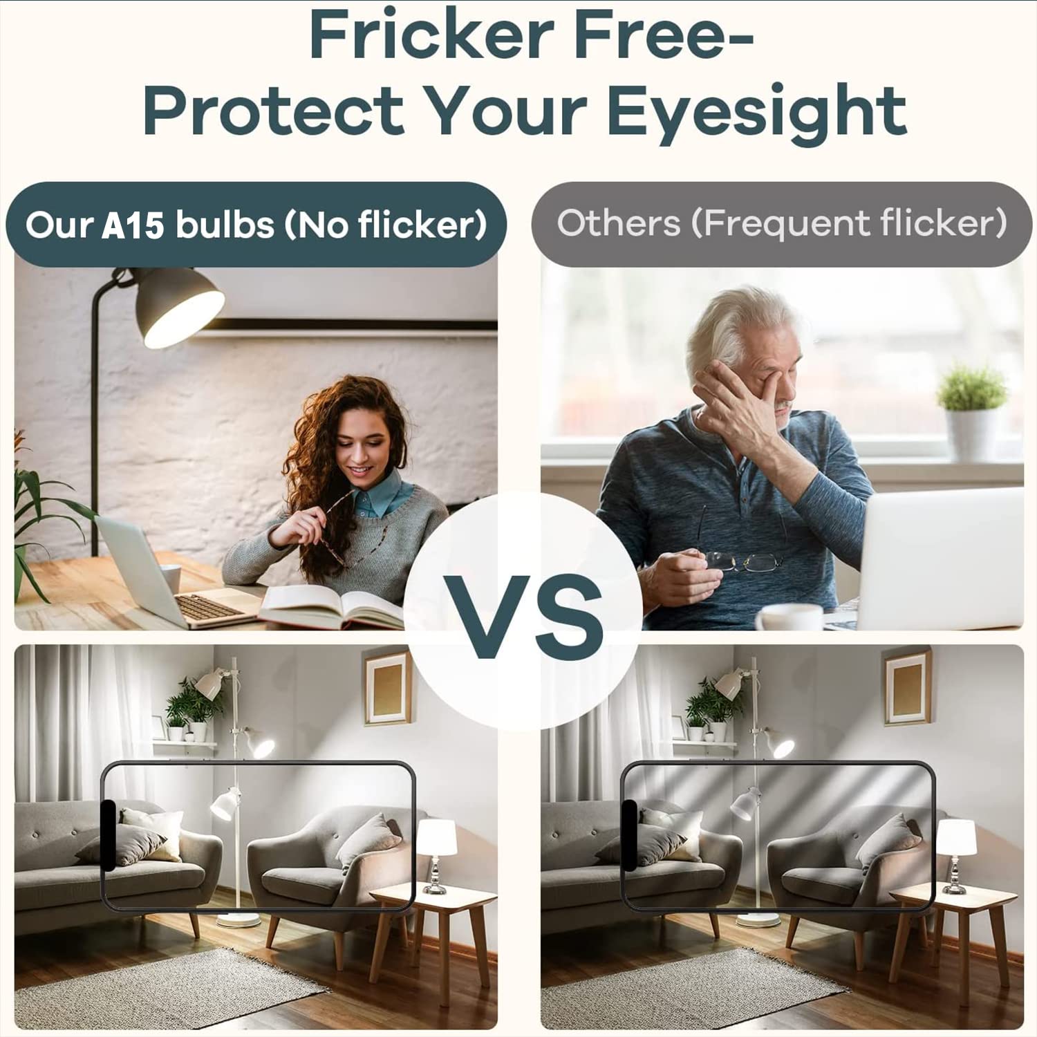 Leools T300 Dimmable Led Tubular Bulb 12W,Long Tube Edison Led Vintage Filament Bulb,100W Equivalent,4000K Daylight White,Cover