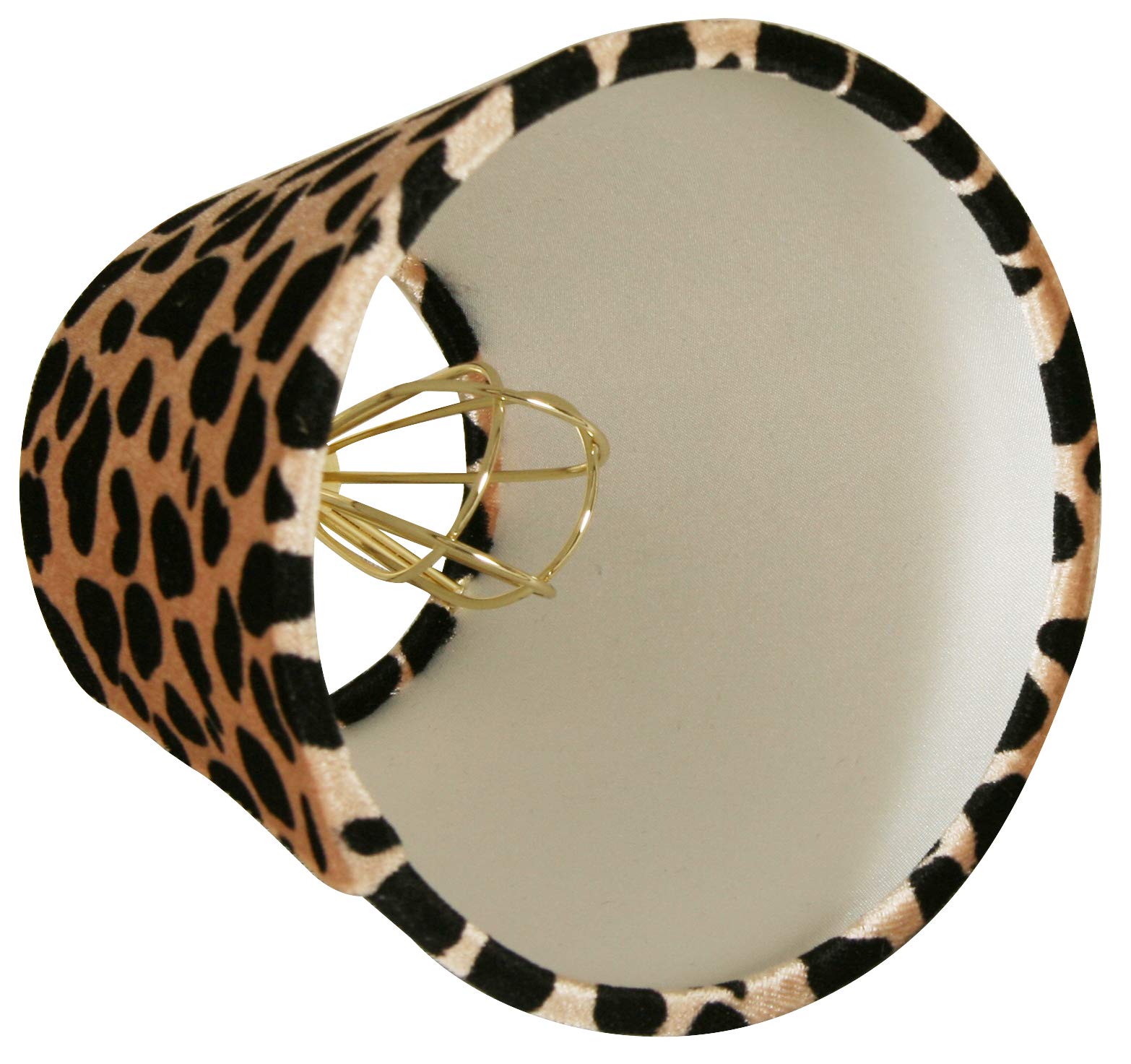 Royal Designs, Inc. Hardback Chandelier Shade Cs-960-5, Leopard Style 3 Design, 3 X 5 X 4.5
