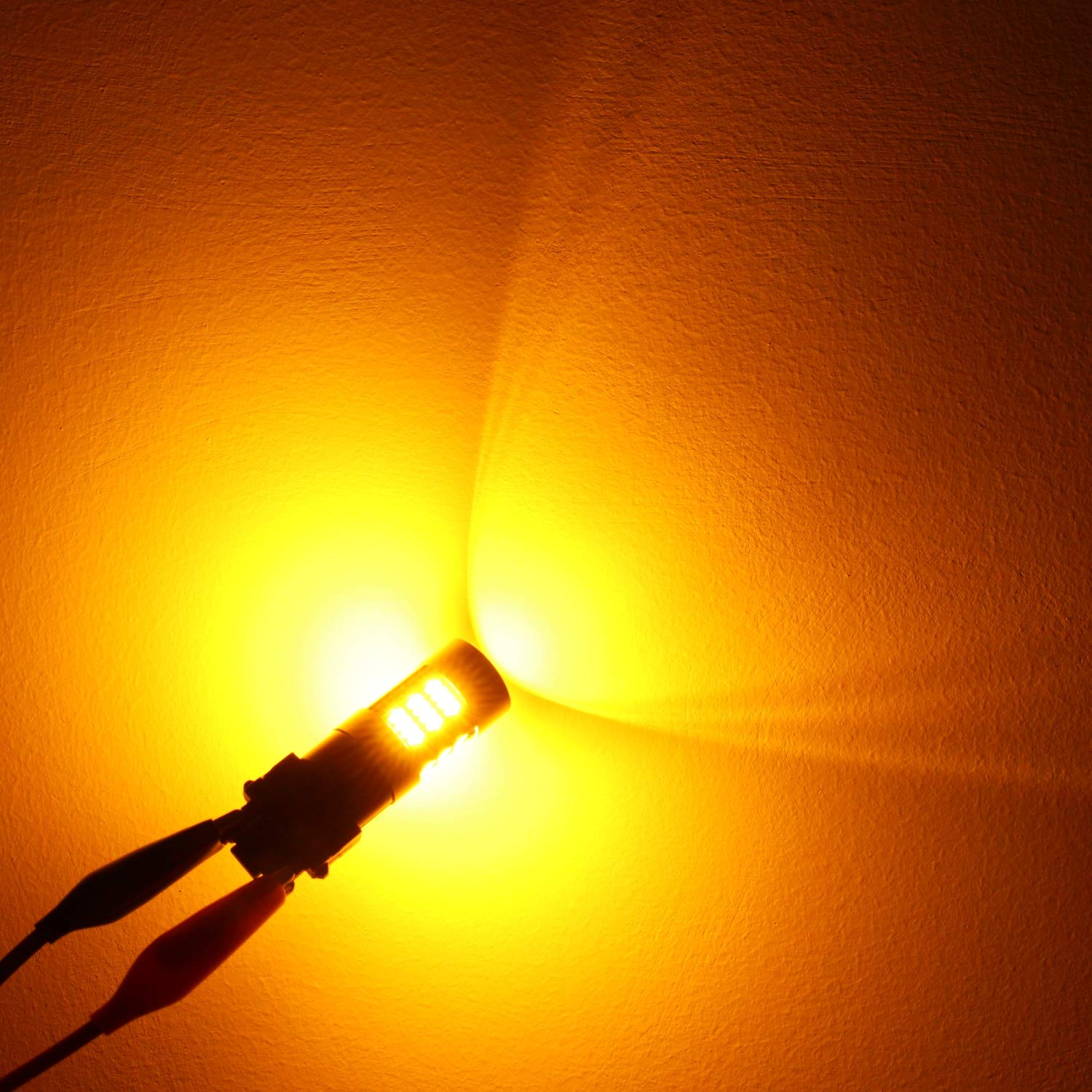 Alla Lighting Super Bright T25 Wedge 3156 3157 Led Amber Yellow Turn Signal Lights 3457 4157 3457Na 4157Na 5702Nak 3157A 3757 3056 3057 4057, High Power 4014-Smd Blinker Lamps