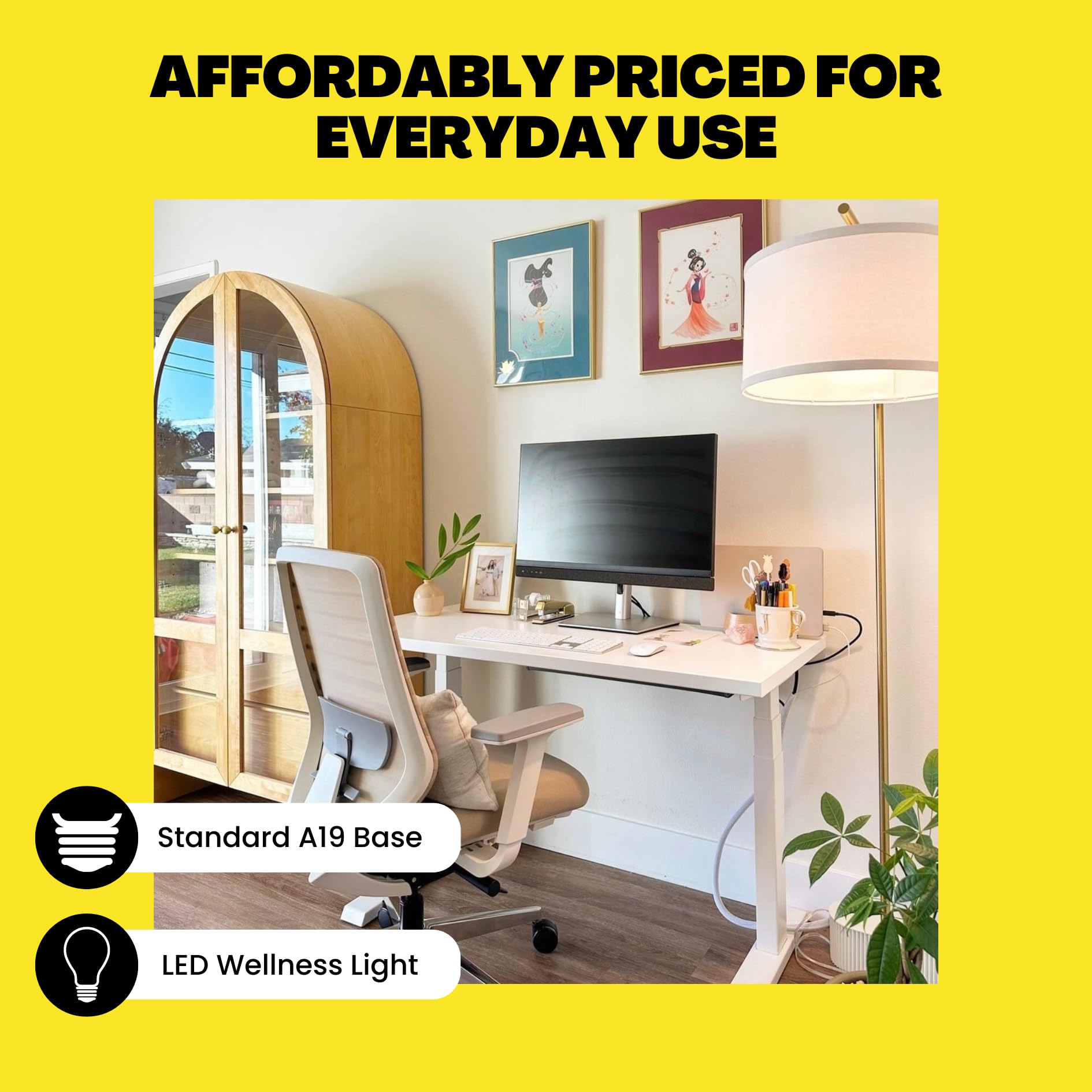 Norb Everyday Sun Light Bulb - Full Spectrum, 9W, Glass, 5000K, 2-Pack, Supports Sleep/Wake Cycles, Budget-Friendly
