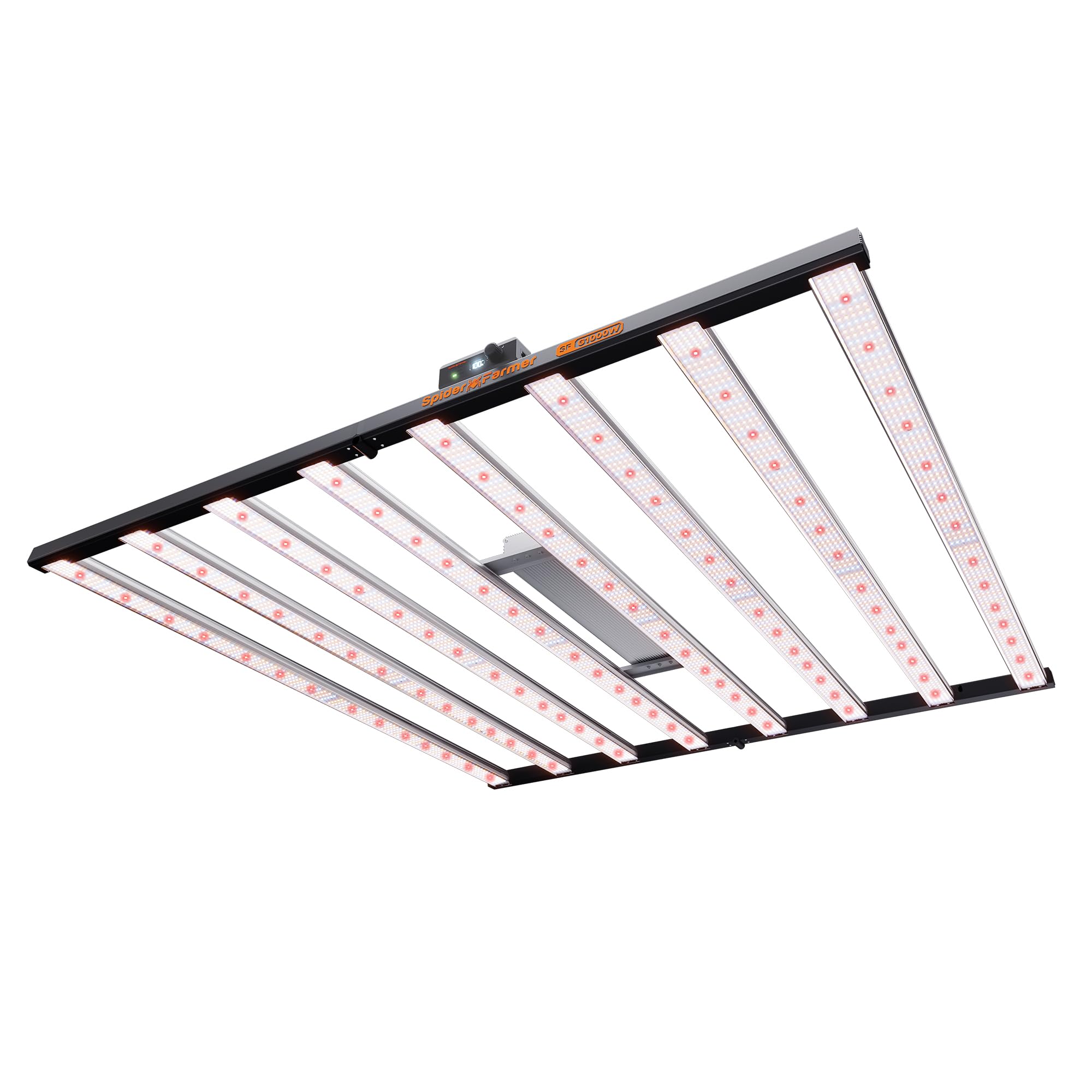 Spider Farmer 2024 G1000W Commercial Grade Cost-Effective 1000W Led Grow Lights For 4X4Ft/5X5Ft Coverage Full Spectrum Dimmable Daisy Chain Vertical Farming Co2 Bar Led Growing Lamp