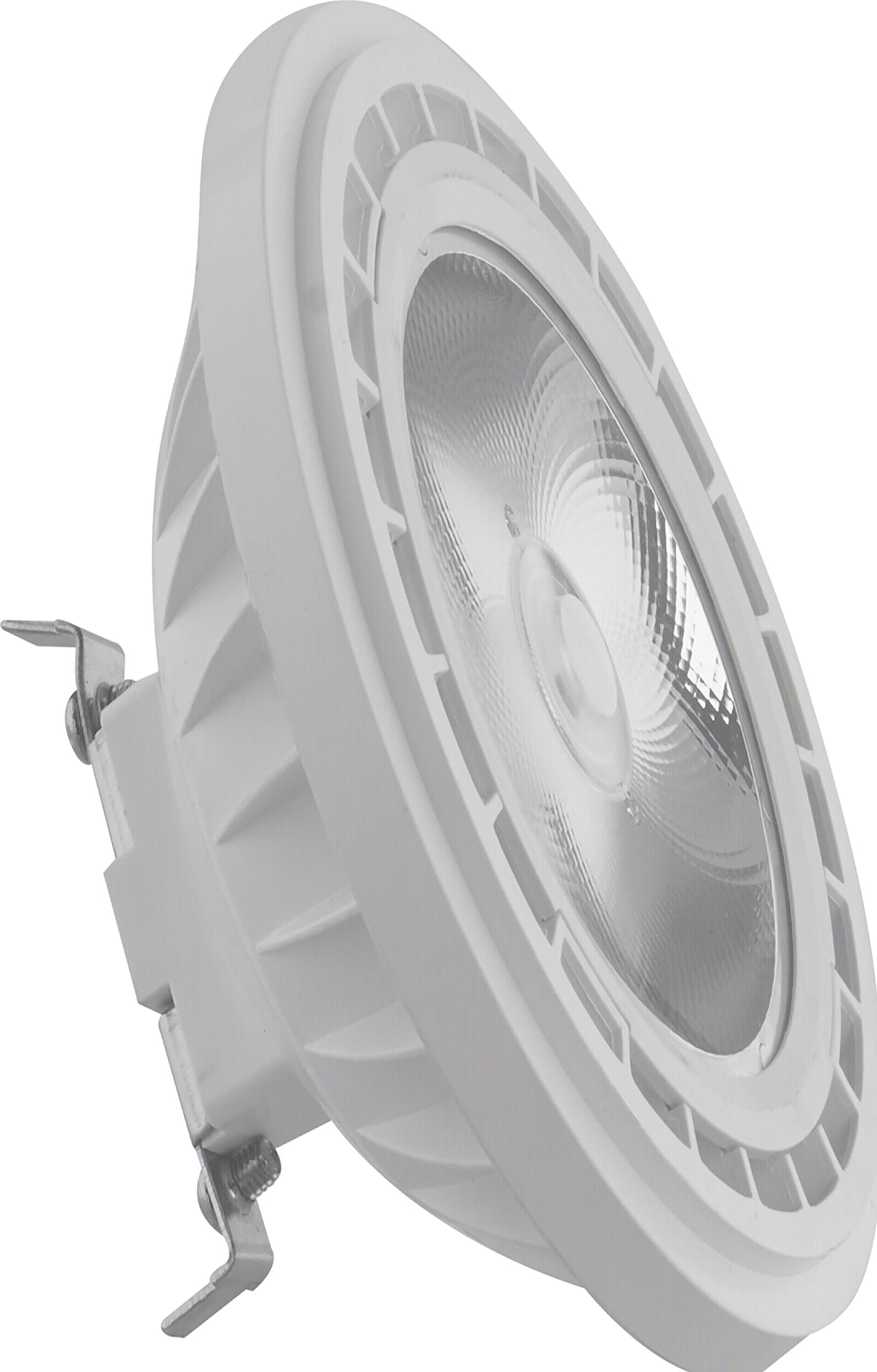 Satco AR111 LED Reflector Light Bulb, 12W, 12-Degree Beam, 1 Count, White, Model S12246