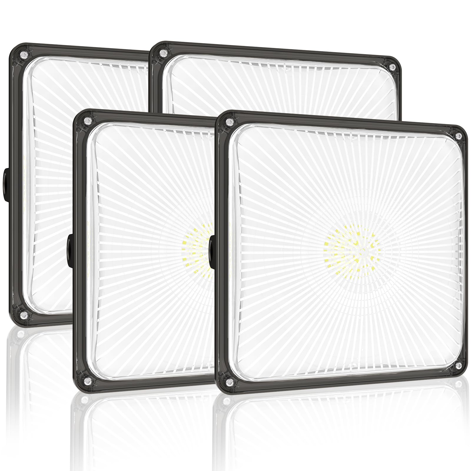 HYPERLITE LED Canopy Light 60W 4-Pack 5000K Daylight Bronze Aluminum Model CN-MS-60W-57-4PACK