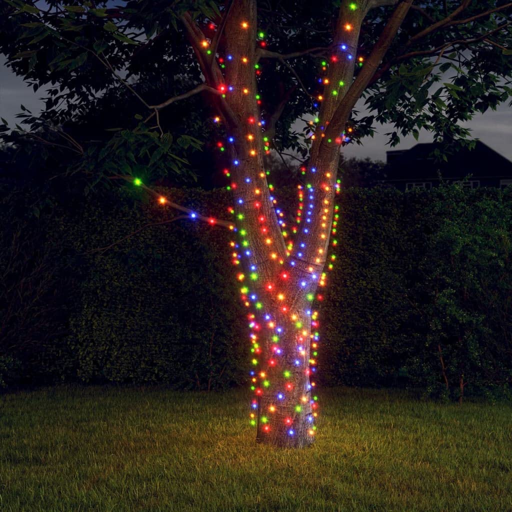 Vidaxl Solar Fairy Lights 2 Pcs - 2X200 Led, Multicolor, Eco-Friendly, 8 Lighting Modes, Usb Connection, Indoor/Outdoor