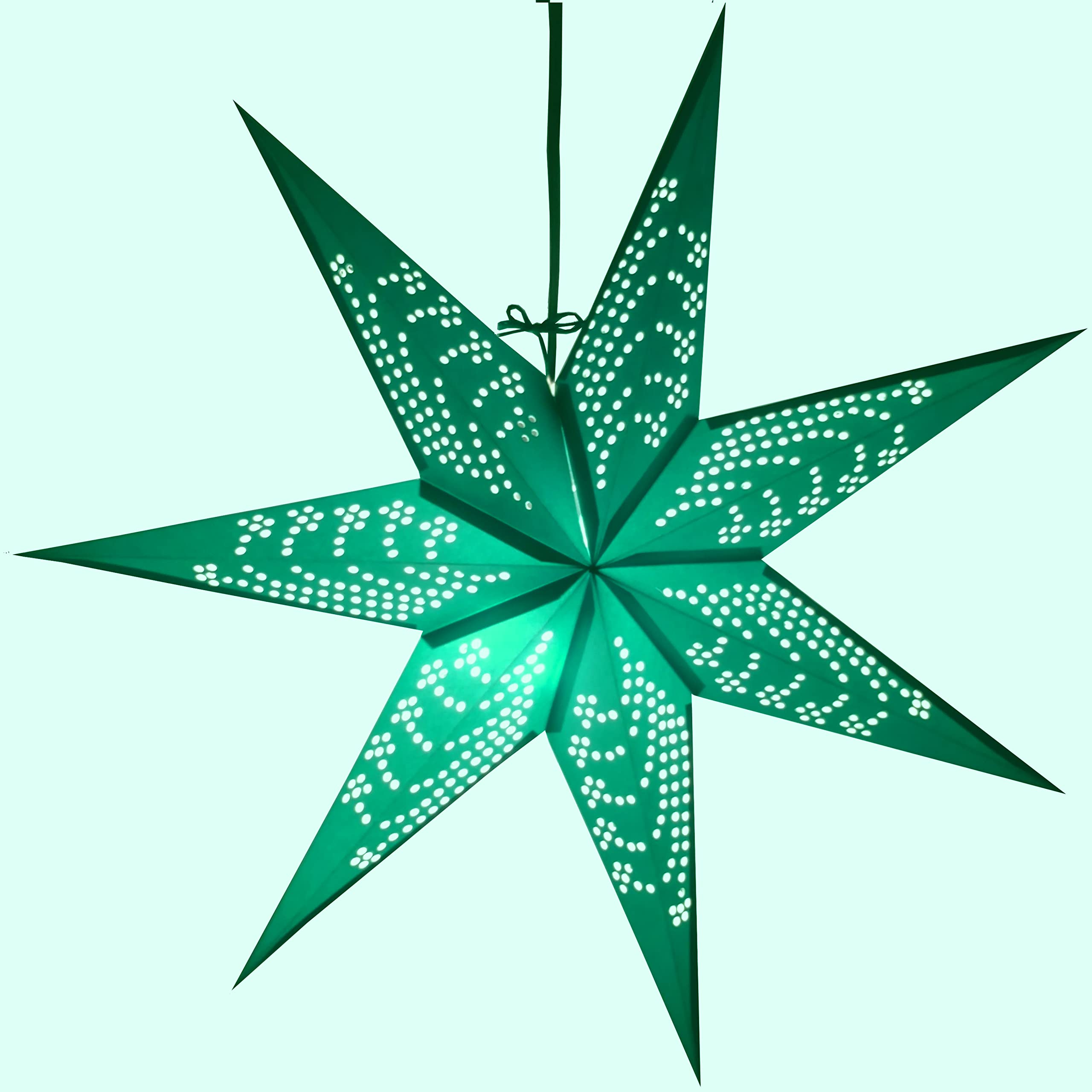 Polaris Paper Star Lantern With 12 Foot Power Cord Included