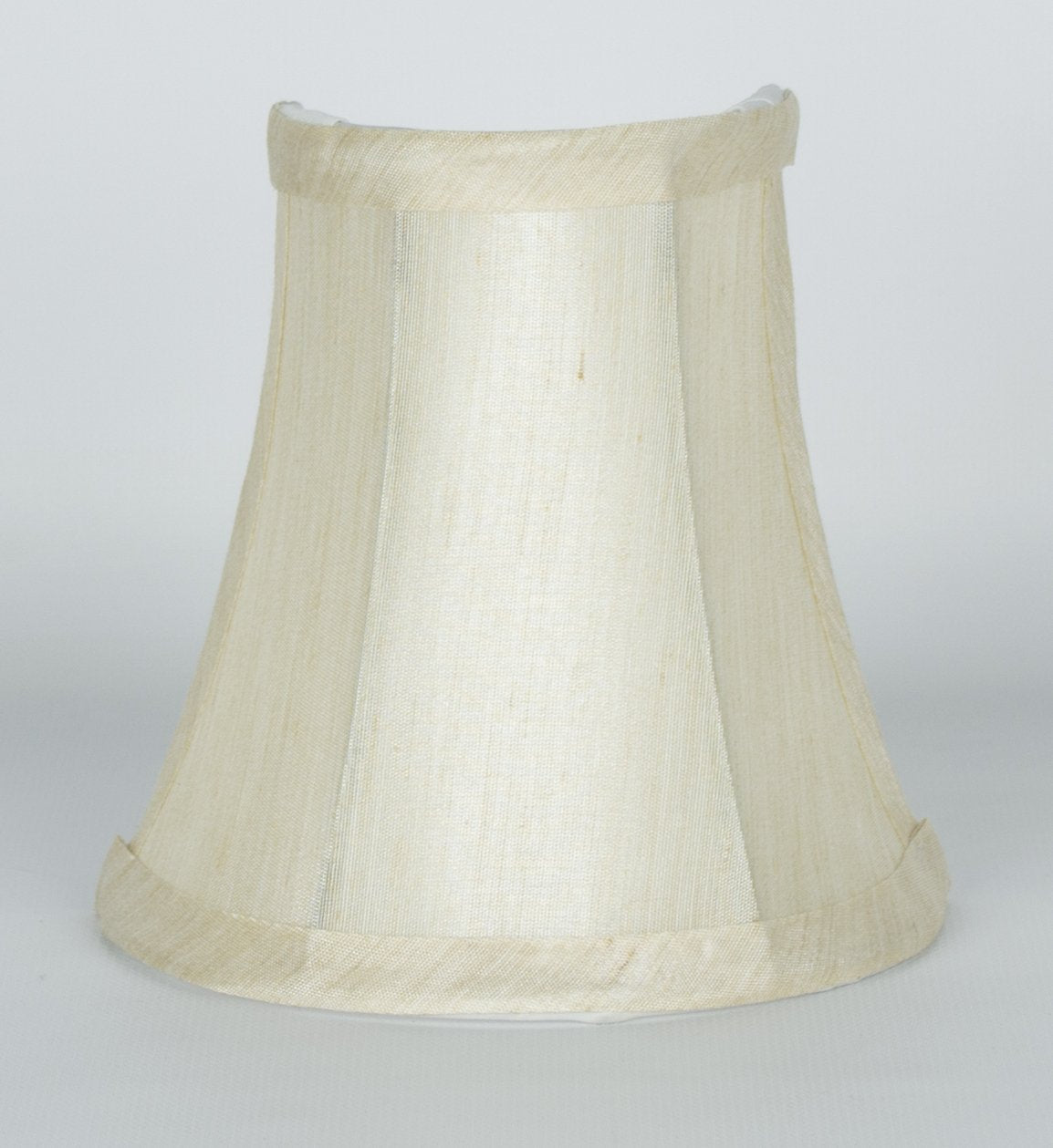 Urbanest 3X5X5'' Clip-On Wall Sconce Half Shade, Cream