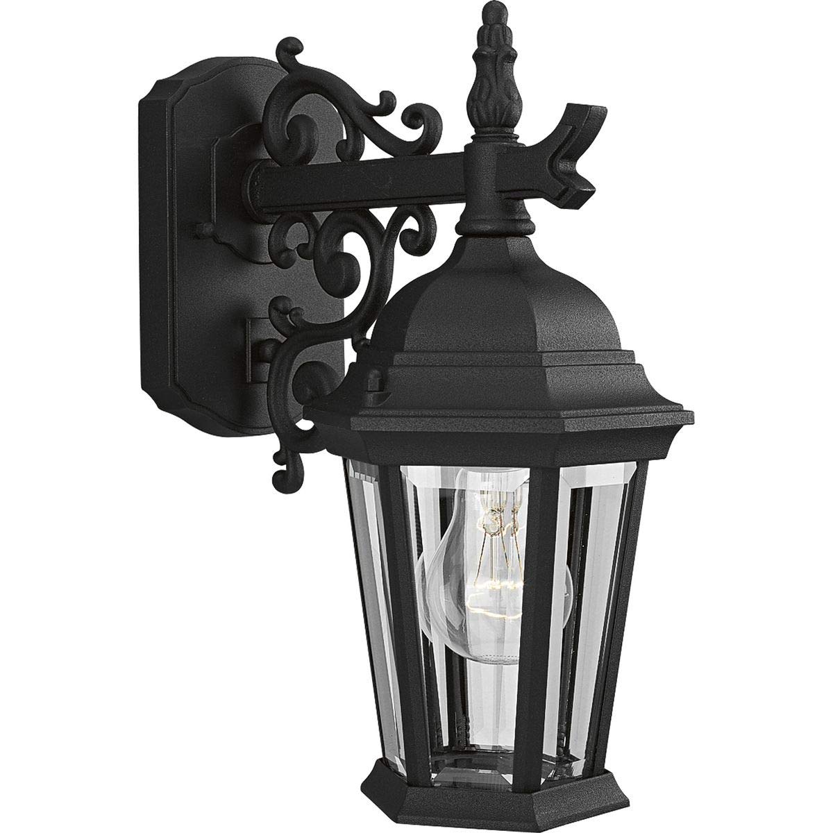 Progress Lighting Welbourne Outdoor Light, 6.5in W x 13.25in H, Black, Aluminum, Model P5682-31