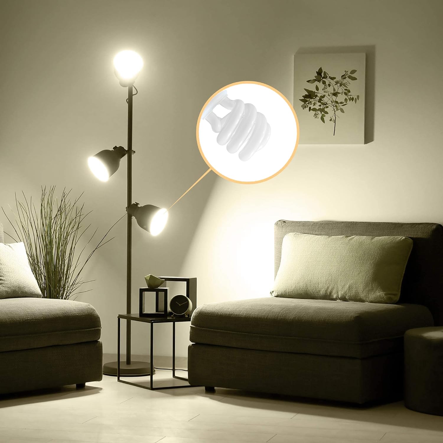 Unitedlux Gu24 13W Saving Lamp Fluorescent Tube 2700K Soft White Pack Of 16