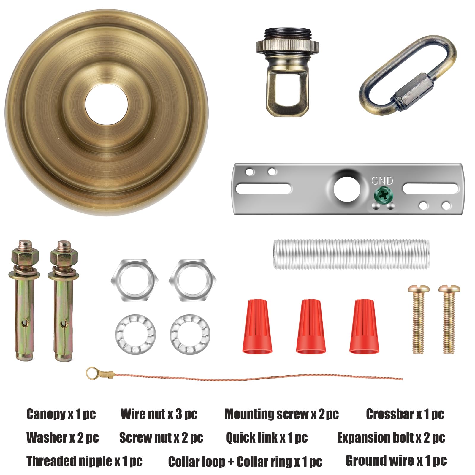 MAYOMAJO 6 Inch Light Canopy Kit, Heavy Duty Replacement Cover Plate, Bronze, Model X-BZ-6, Mounting Hardware for Chandelier, Pendant Light