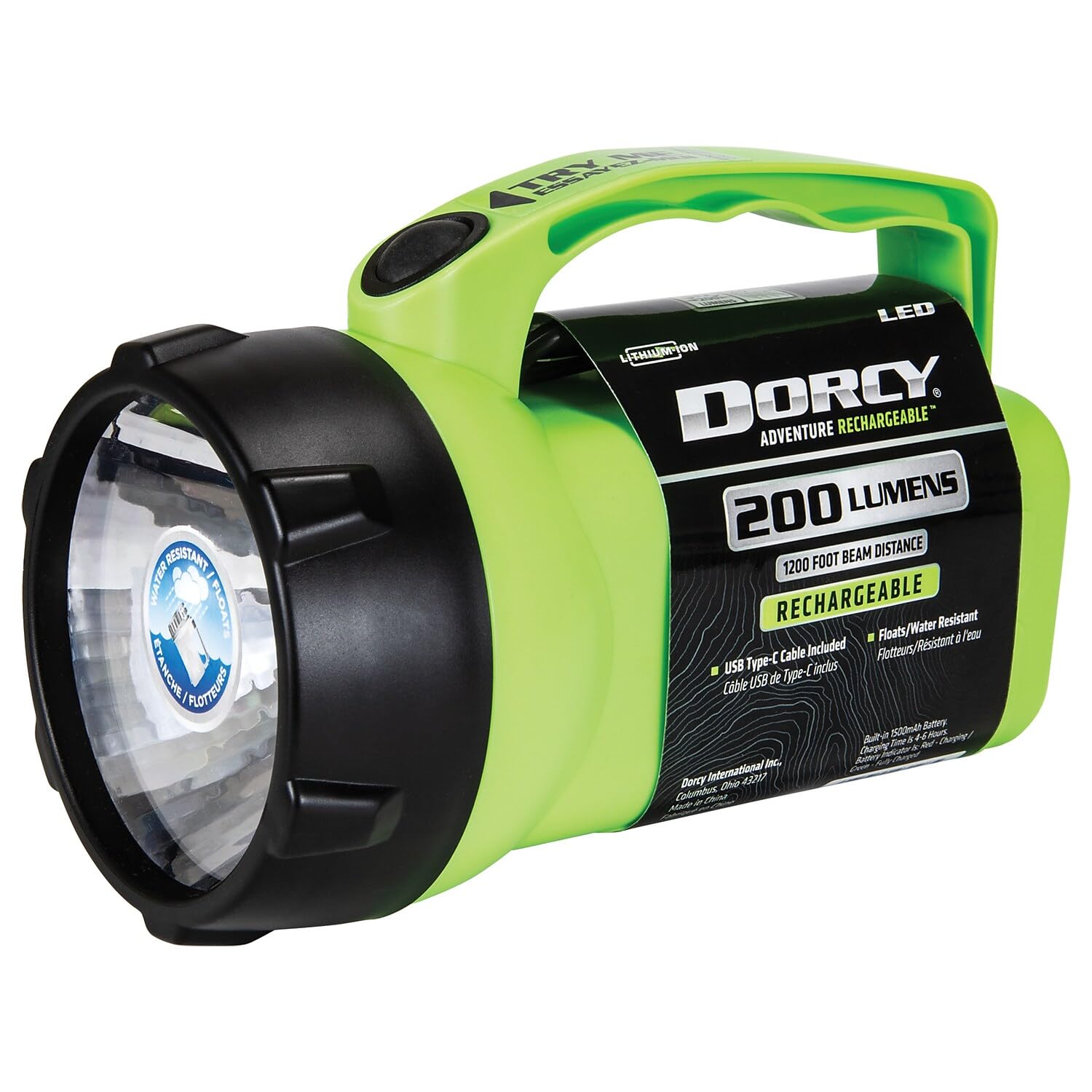 Dorcy 41-3128 5 X 11.4 X 5.1 In. Rechargeable Spotlight