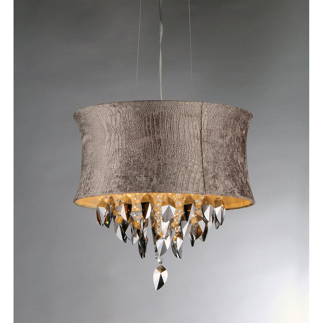 Whse of Tiffany WL0612C Hades 1-Light Clear Crystal Wall Lamp