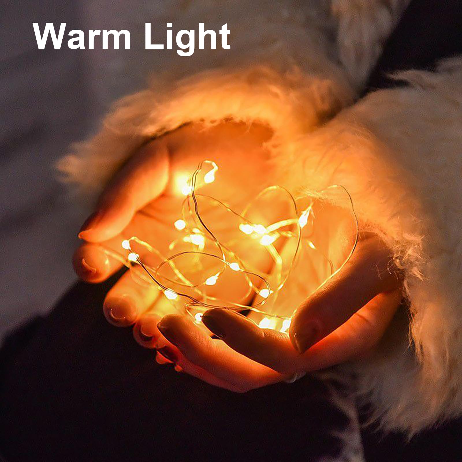 Sokelinn-Six 2M 20 Leds Fairy String Lights, Usb Powered String Light For Desk Office Christmas Tree Party Decoration (Warm, 12)