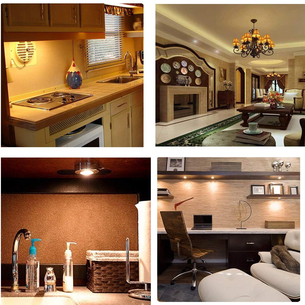 TAIYALOO G8 LED Bulb Dimmable 3W Equivalent to G8 Halogen Bulb 20W-25W, T4 JCD Type Bi-Pin G8 Base, AC 120V G8 Bulb Warm White 3