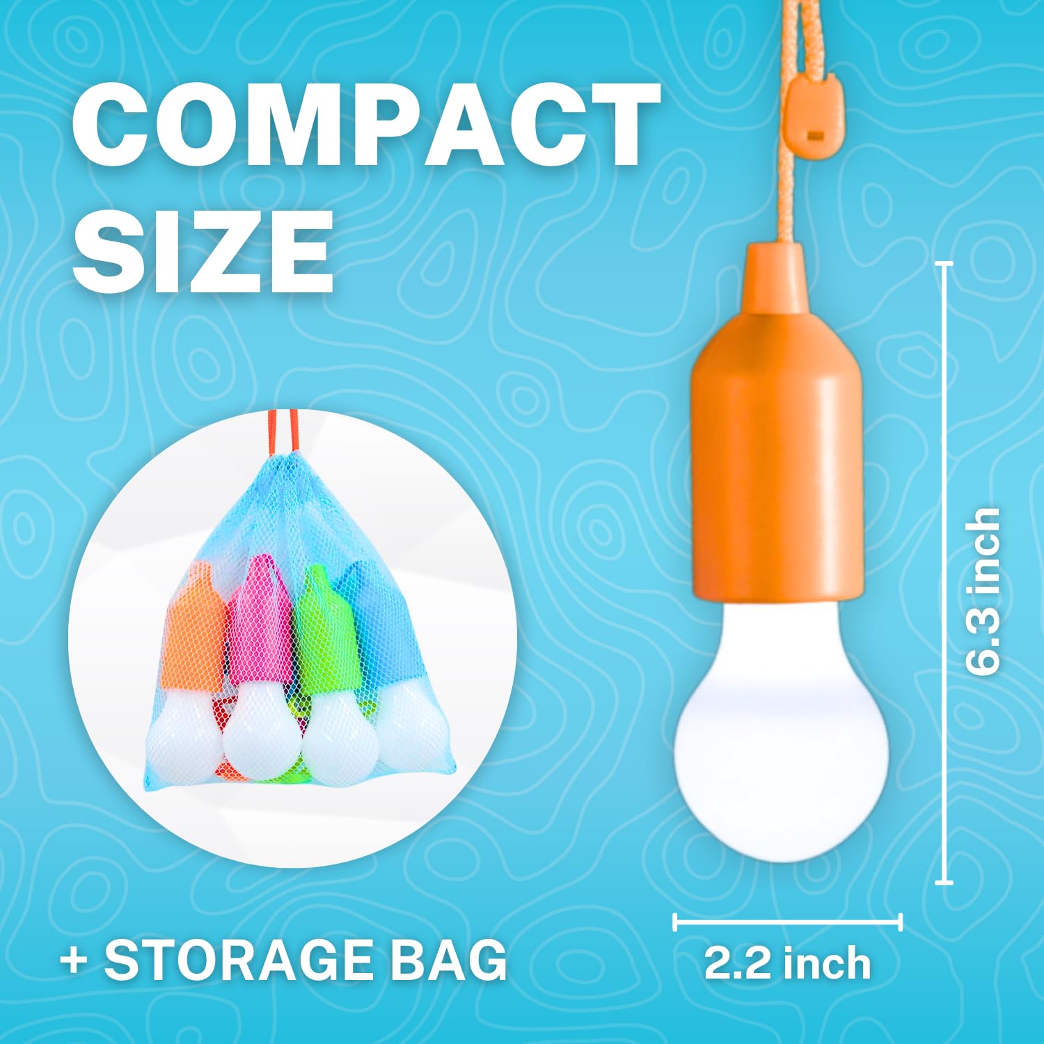 Fomlight 4 Hanging LED Kids Lights, Battery-Operated, Multicolor, Safe for Indoor/Outdoor Use, Model LP-9115