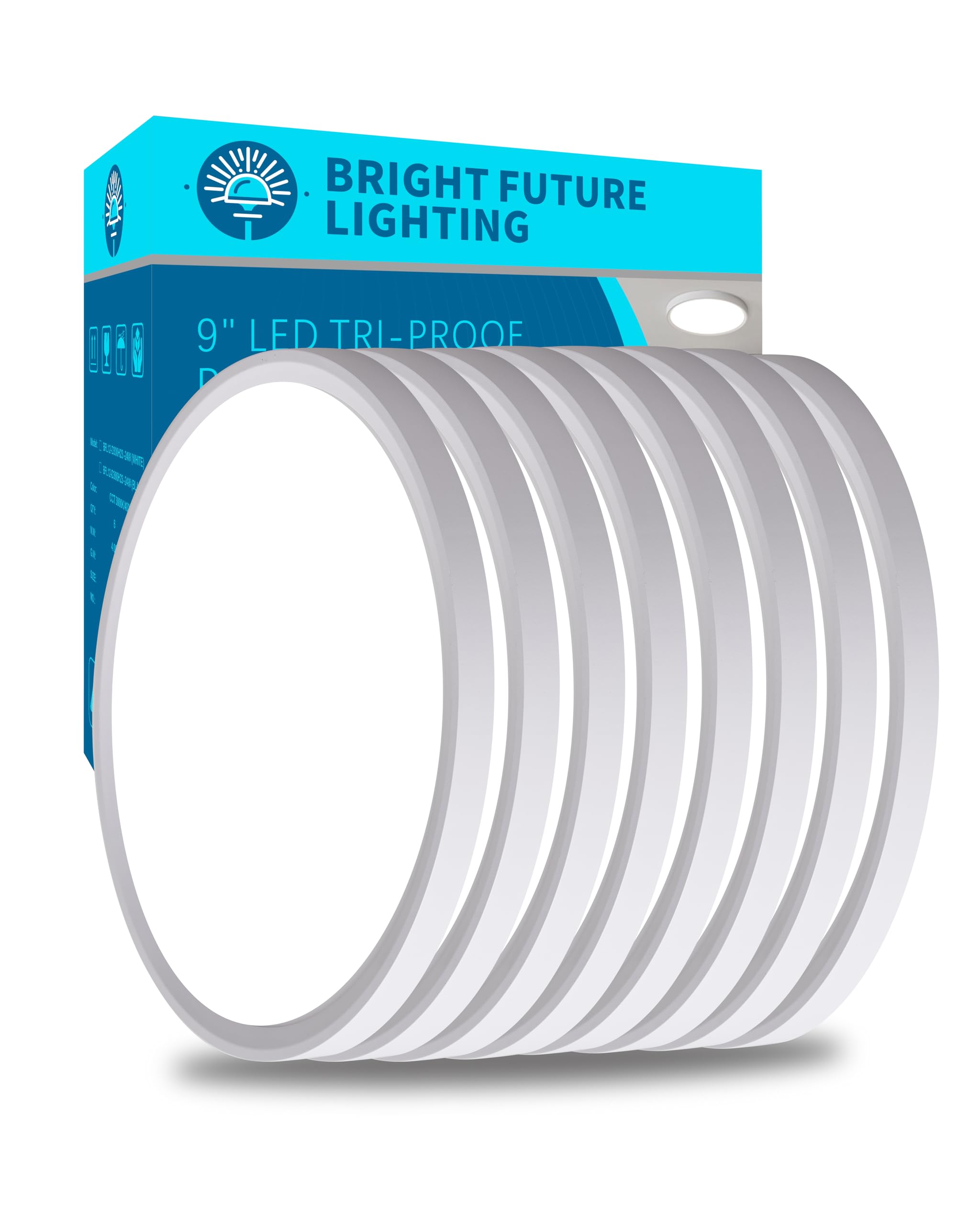 Led Flush Mount Ceiling Light Fixture,Round 9Inch 18W 1860Lm 3000K,4000K,6000K Cct Selectable, Modern Flat Panel Super Slim Led 