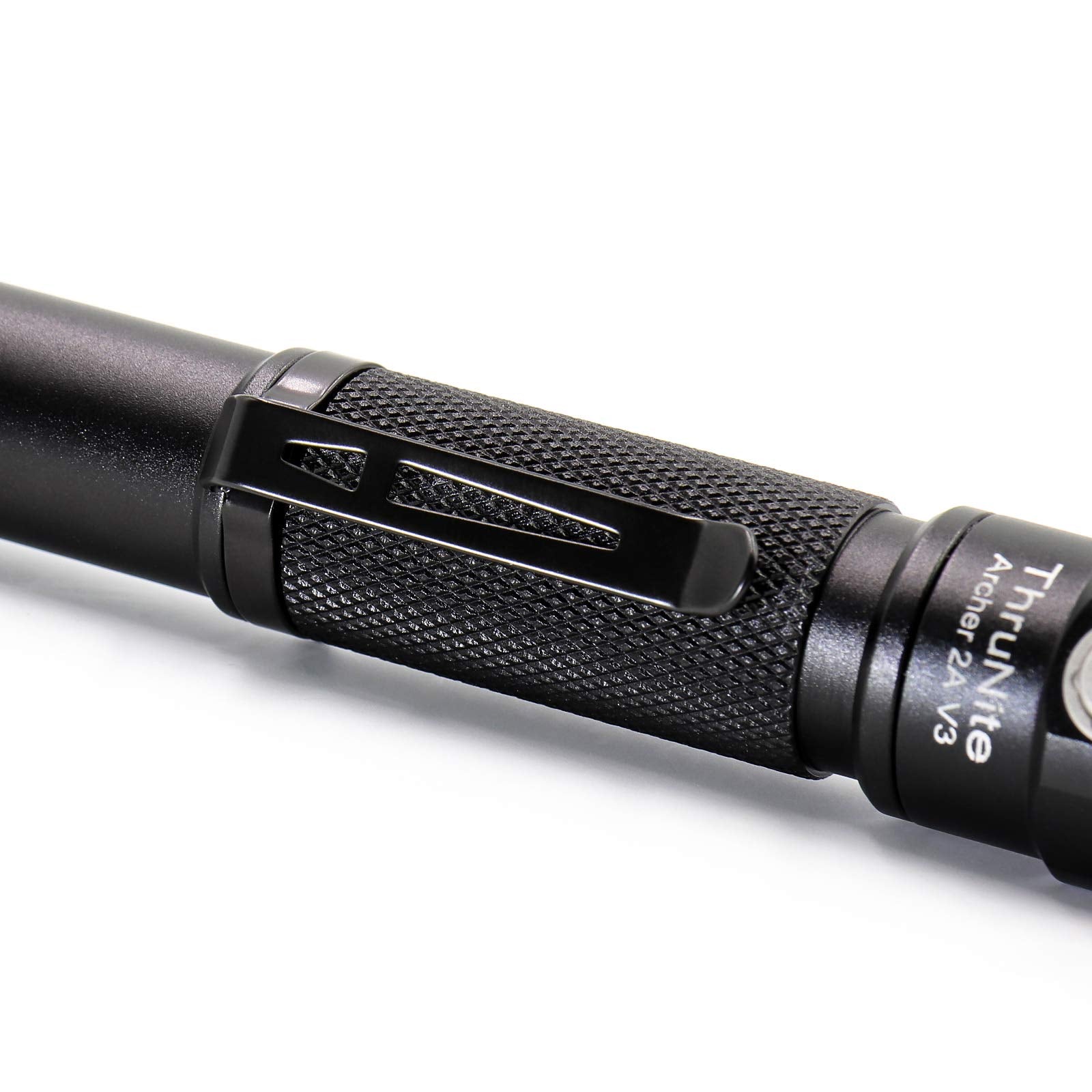 ThruNite Archer 2A V3 LED Flashlight, 500 Lumens, IPX8 Water-Resistant, Mini AA Size, Black Cool White, Aluminum, Dual Switch