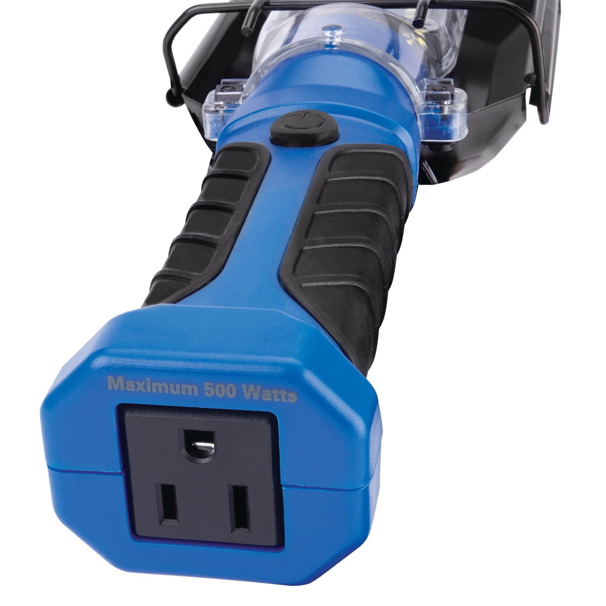 Performance Tool W2237 25' 18Ga 1,000 Lumen 120V Led Drop Light With Extra Built In 120V Outlet, 1 Pack