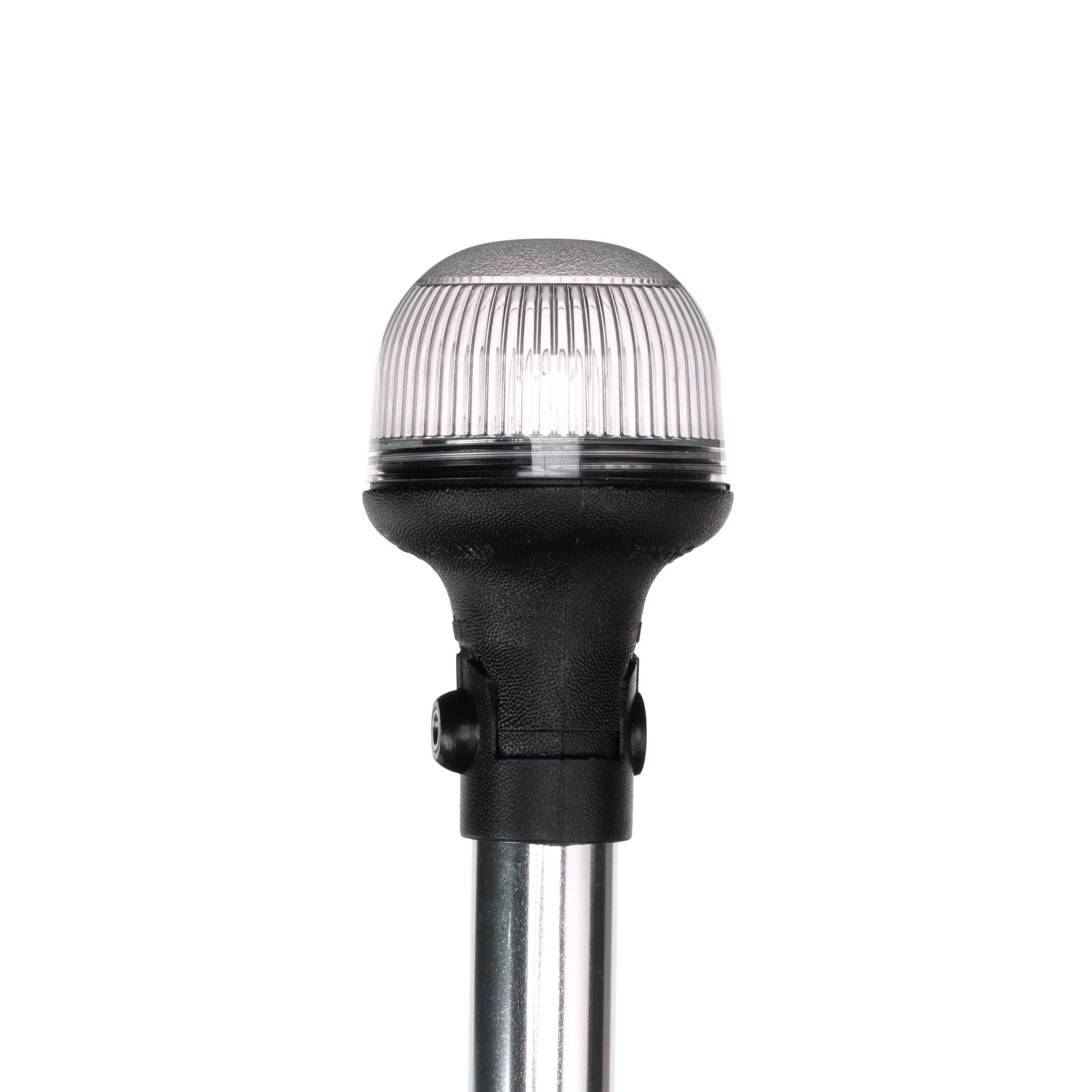 Attwood Articulating Head Anti-Glare Lens Pole Light (Size: 48&quot;)
