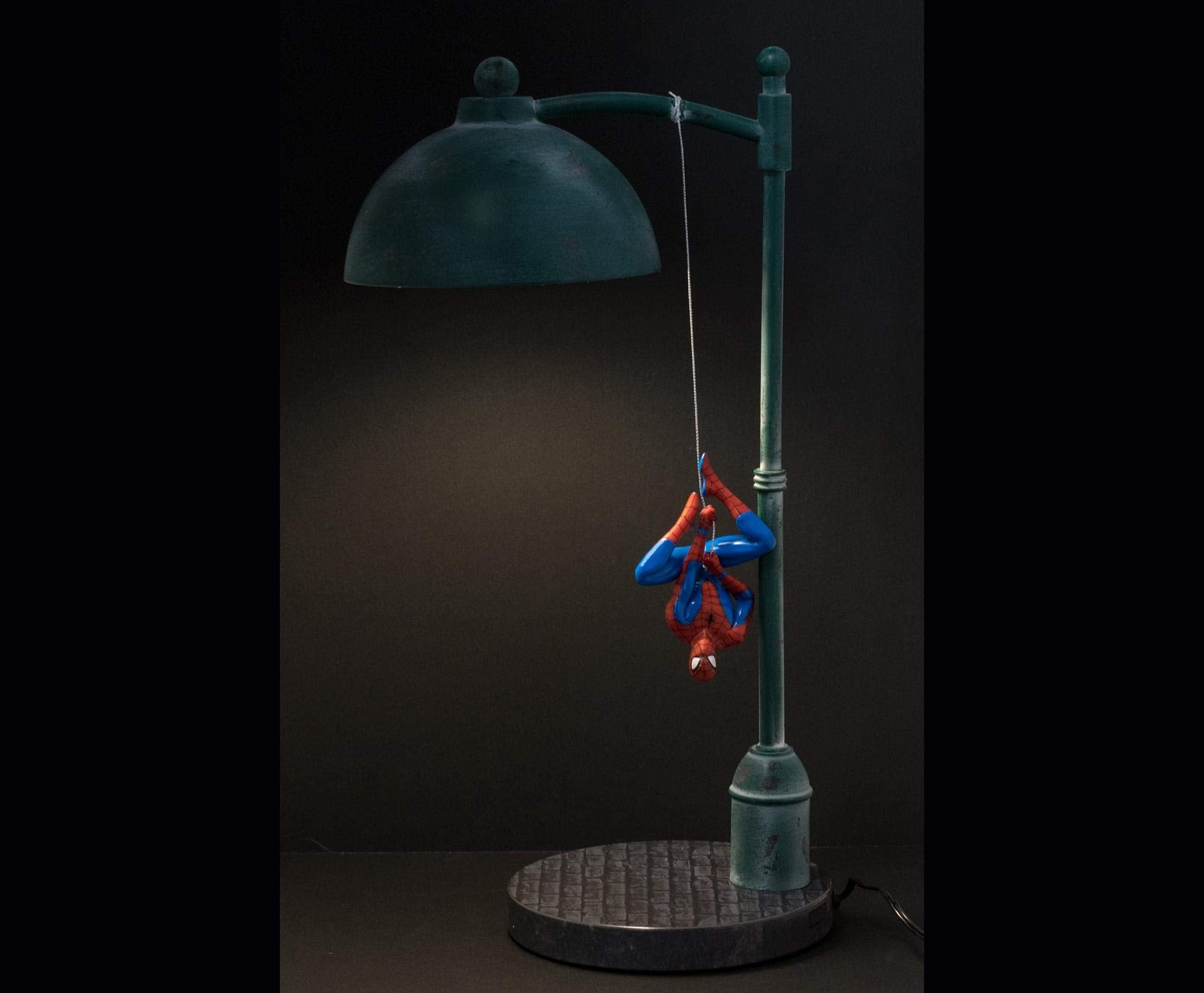 Spider-Man LED Mood Light Desk Lamp | 16 Inches Green | Model 16346 | Cast Material