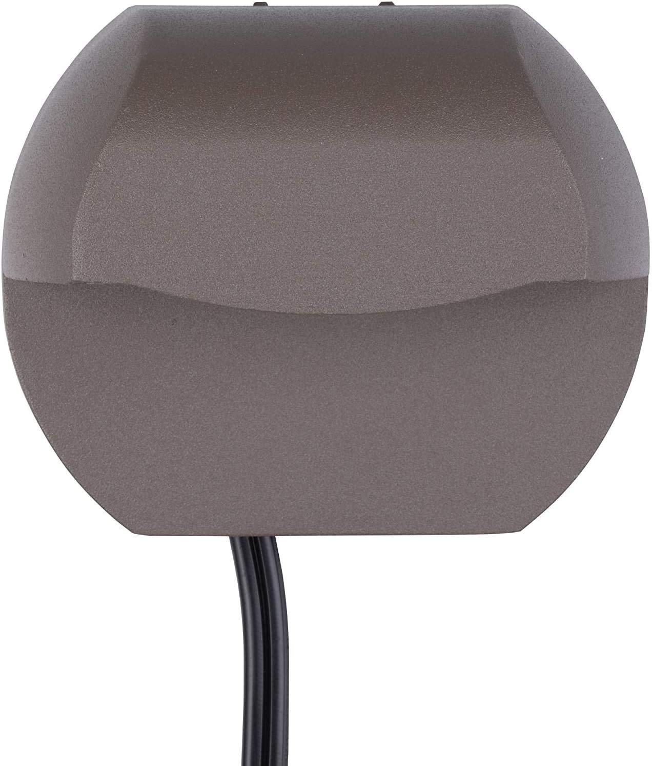Leelands LED Landscape Lighting, Low Voltage 12V, Cast Aluminum, Warm White, 4-Pack, Textured Bronze Finish, Model 8401-2430-12
