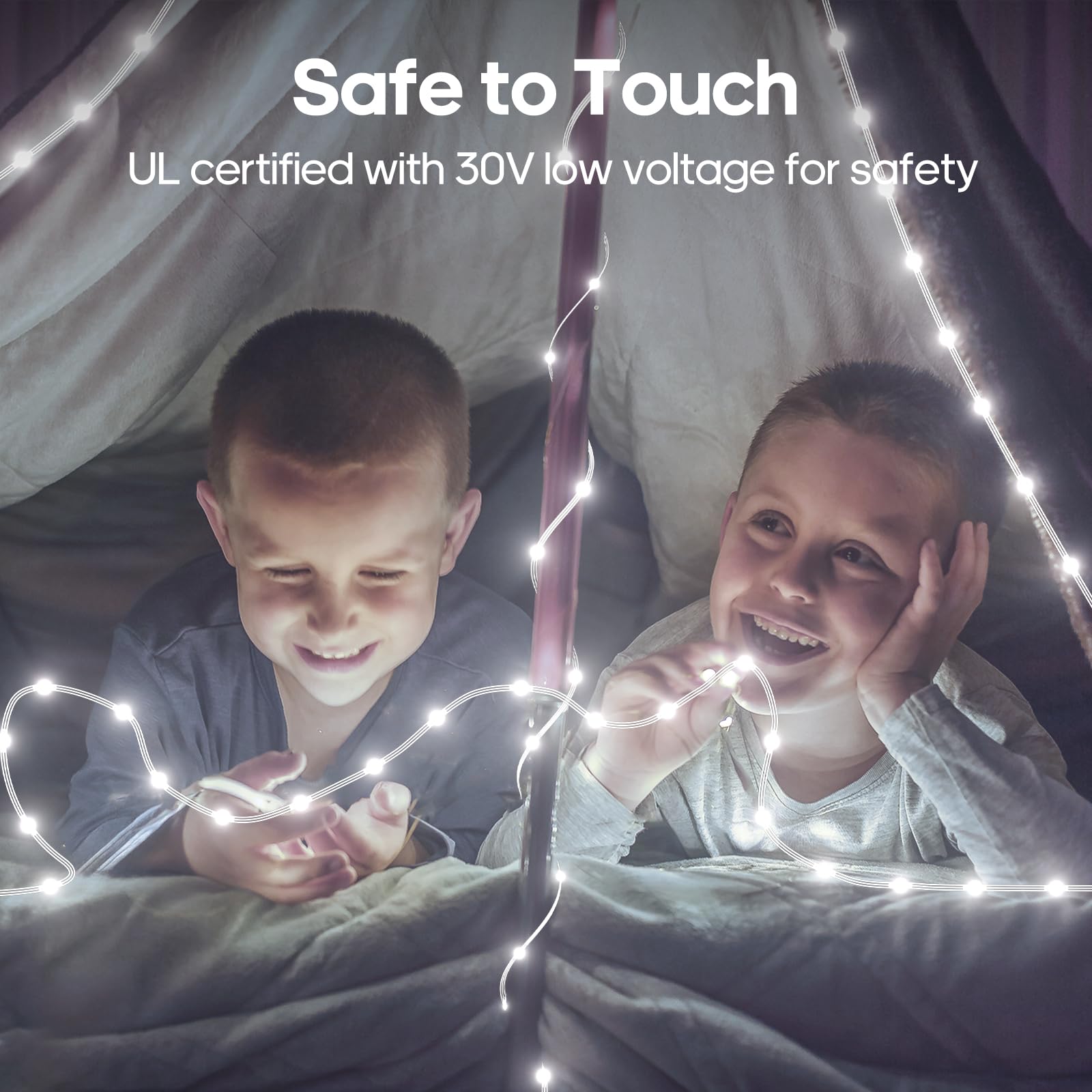 Christmas Lights Outdoor, 200Led 66Ft Plug In Fairy Twinkle Lights, Waterproof 8 Modes Led, Timing & Memory Functions, For Backy