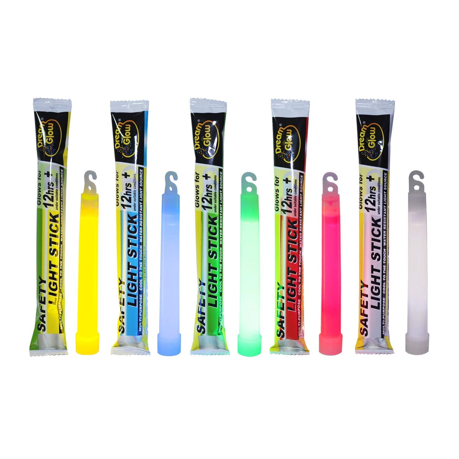 20 Industrial Grade Glow Sticks/Ultra Bright Light Sticks - Emergency Light Sticks For Camping Accessories, Hurricane Supplies,E
