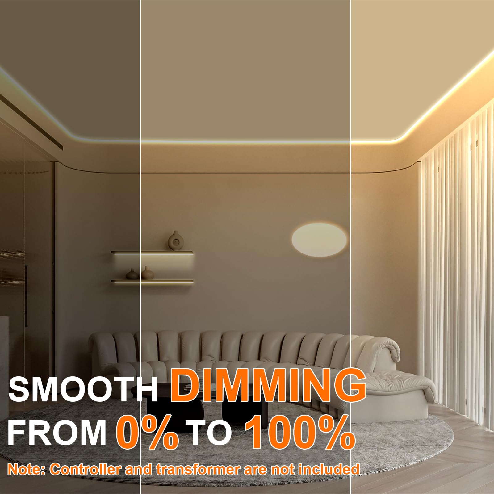 Maliigaza Ip68 Waterproof 24V Cob Led Strip, 16.4Ft Cri>90 480Leds/M 11W/M, 4000K Super Bright Led Tape For Outdoor Bathroom Swi