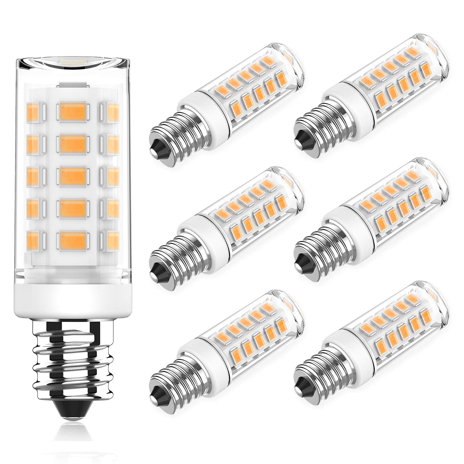 Klg E12 Led Candelabra Bulb 4W, Soft White 3000K, 6 Pack, Non-Dimm