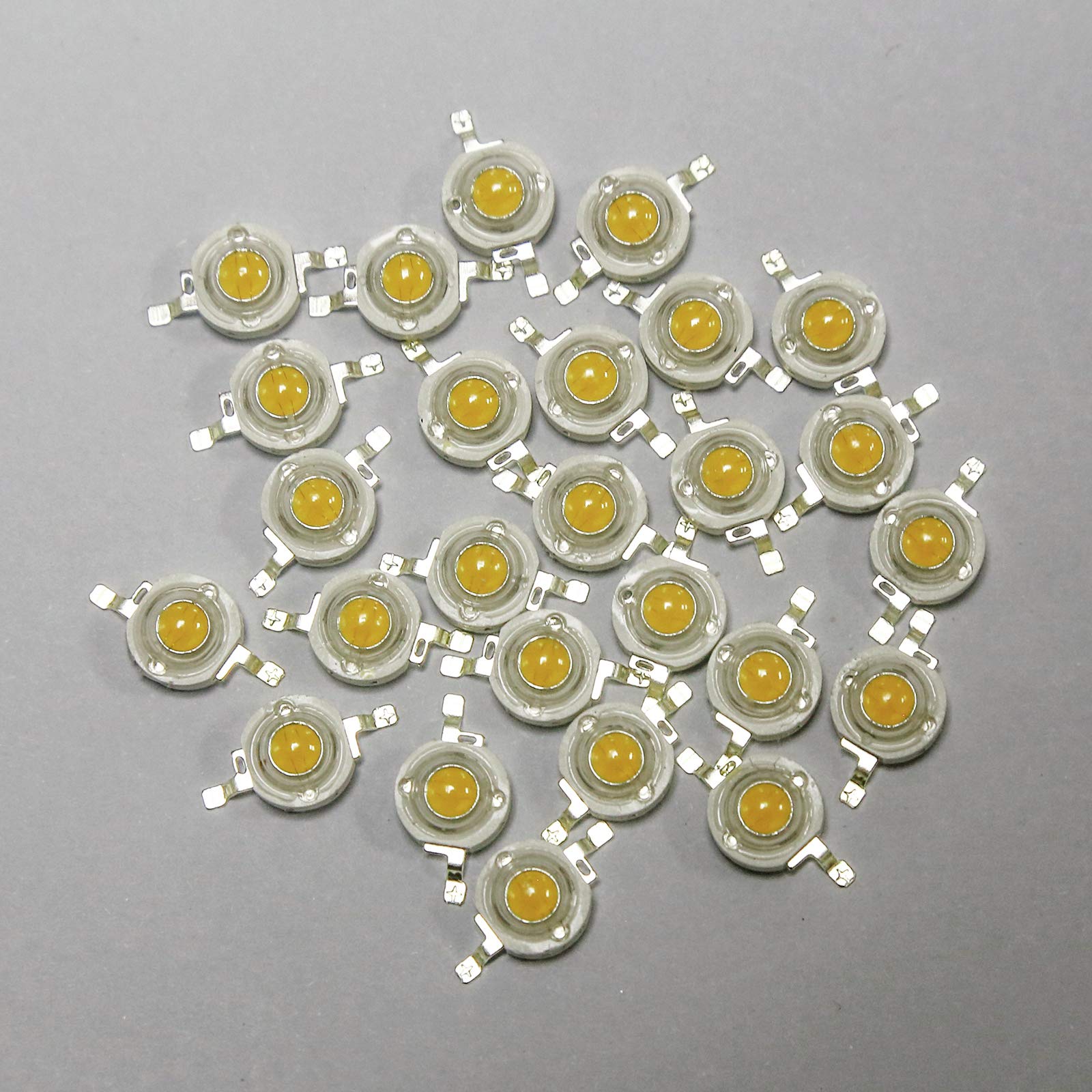 (Pack Of 20) 1W Red Led Beads, Led Chip Lamp Bulb For Led Stage Lights