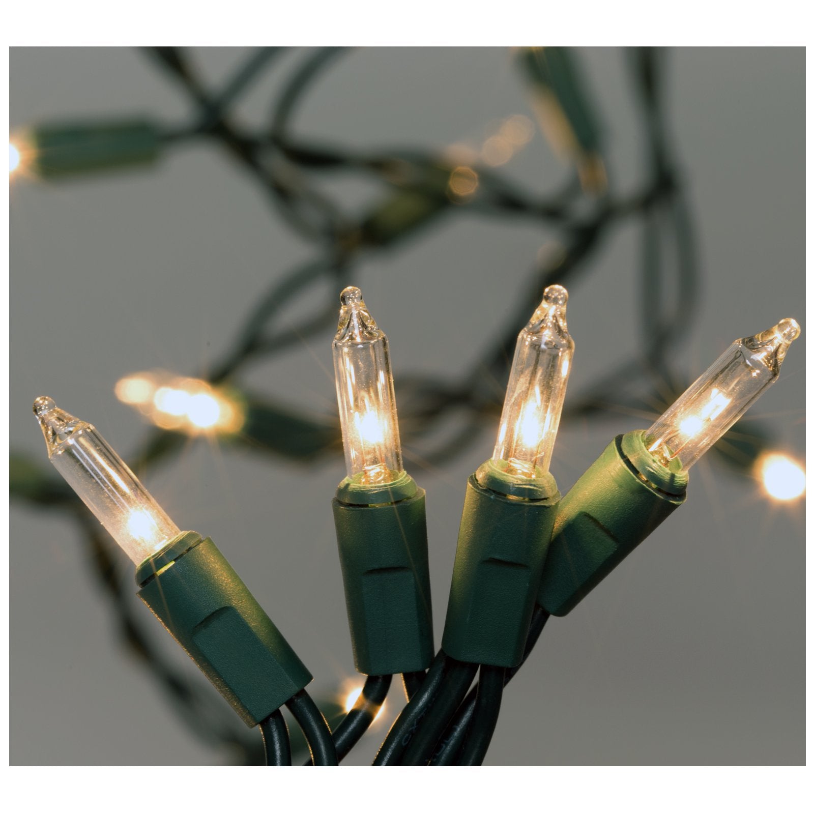 NOMA 35-Count Clear Christmas Light Set, Plastic Material, Model 4035-88, Ideal for Holiday Decor