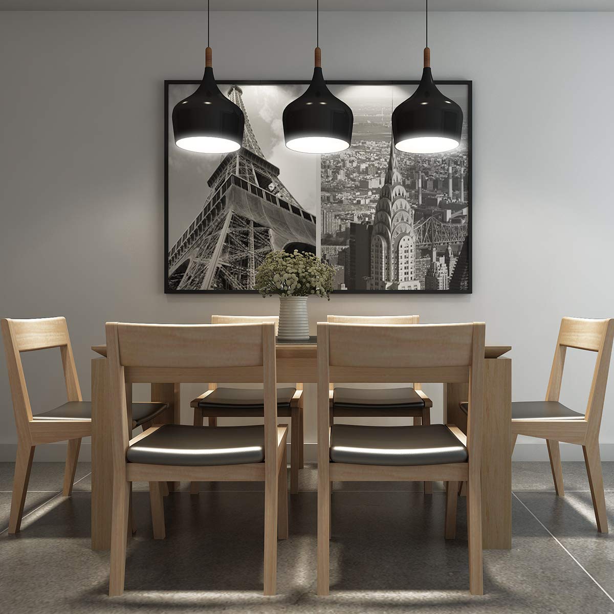 Lepro 100W Equivalent Led Light Bulbs, 14W 1500 Lumens Daylight White 5000K Non-Dimmable, A19 E26 Standard Base, 10000 Hour Lifetime, Pack Of 3