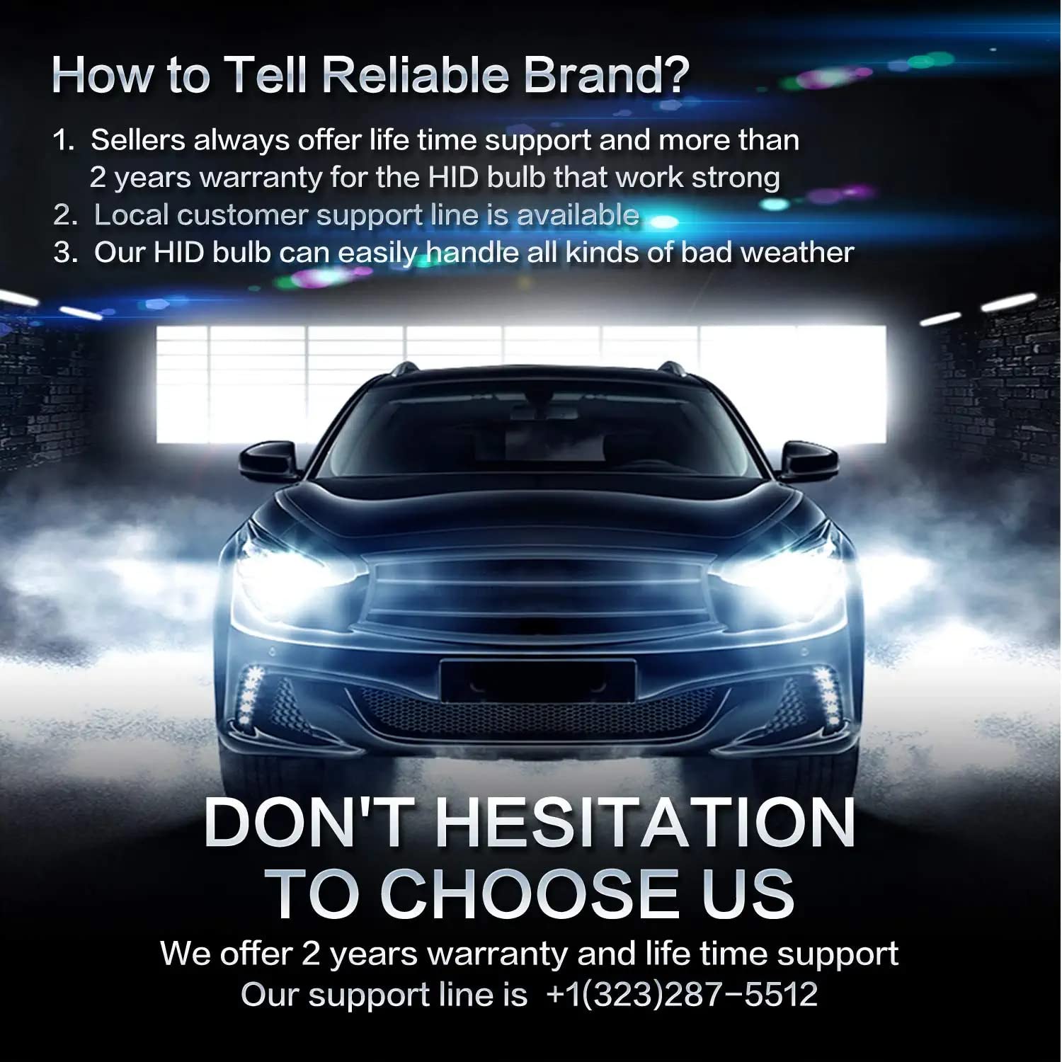 Sinoparcel D2S Xenon Hid Headlight Bulbs - 6000K 35W High Low Beam Replacement Lights -2Yr Wty- Pack Of 2