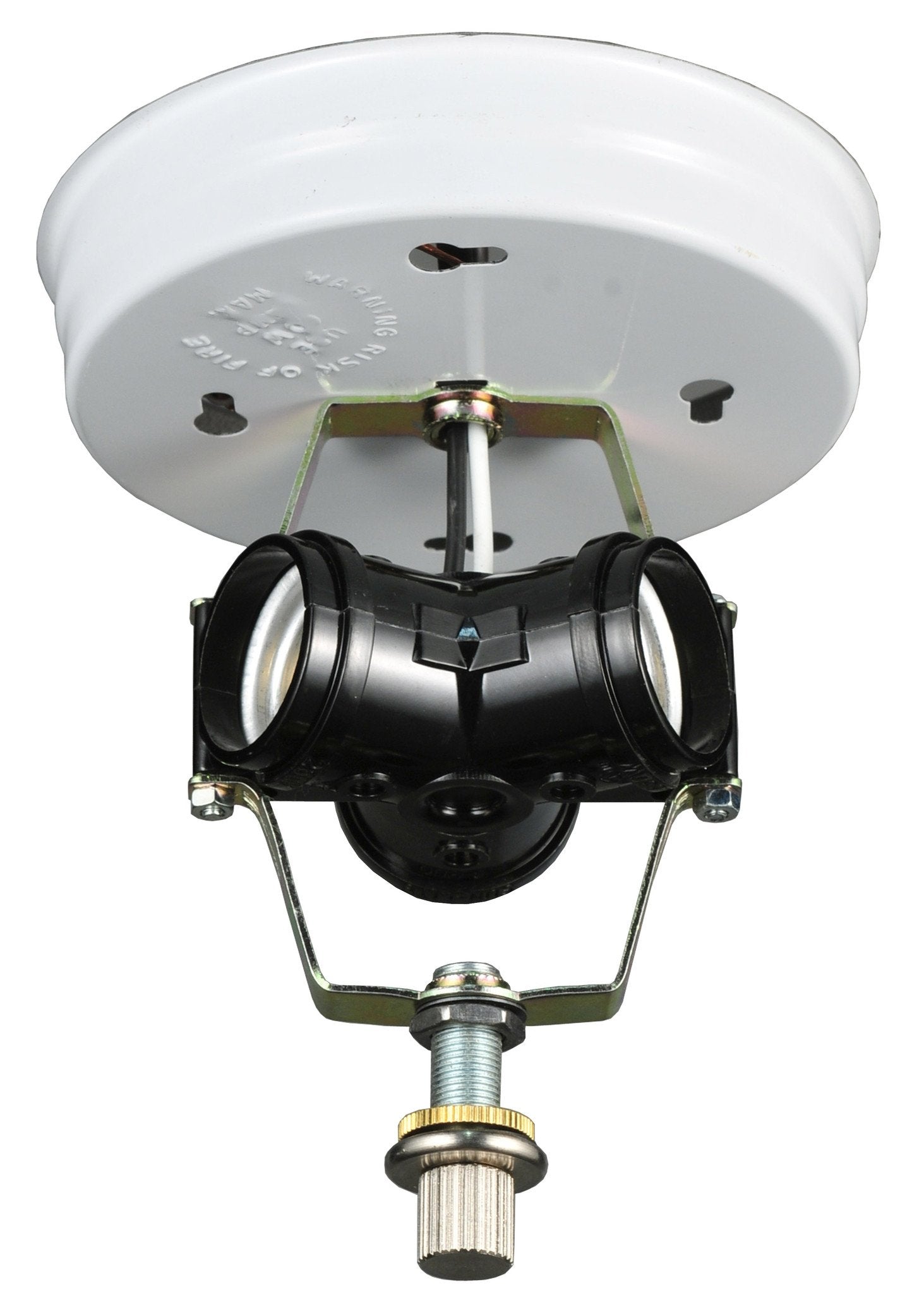 Meyda Tiffany 14688 White 3Lt Invert Flushmount