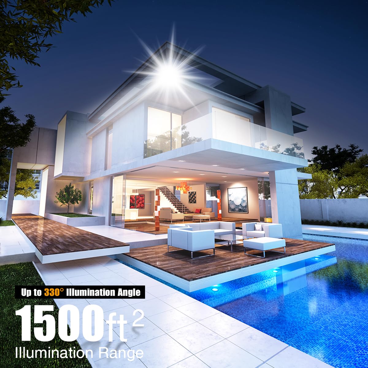 Stasun 150W Led Flood Light, 13500Lm, 330° Angle, Ip66 Waterproof For Outdoor Security