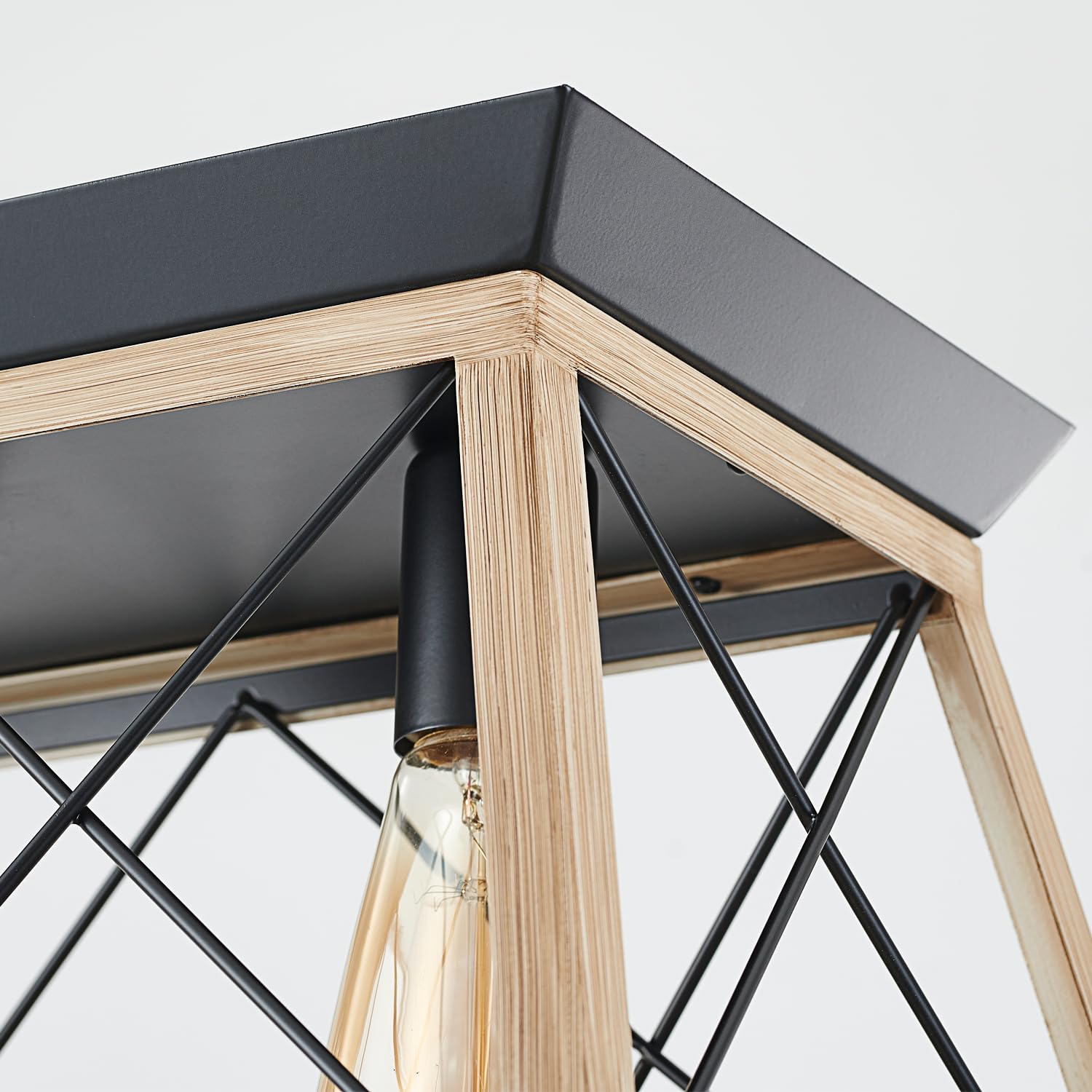 Huixute 5-Light Farmhouse Dining Room Chandelier Over Table, Rustic Kitchen Island Lighting, Adjustable Height Pendant Light For