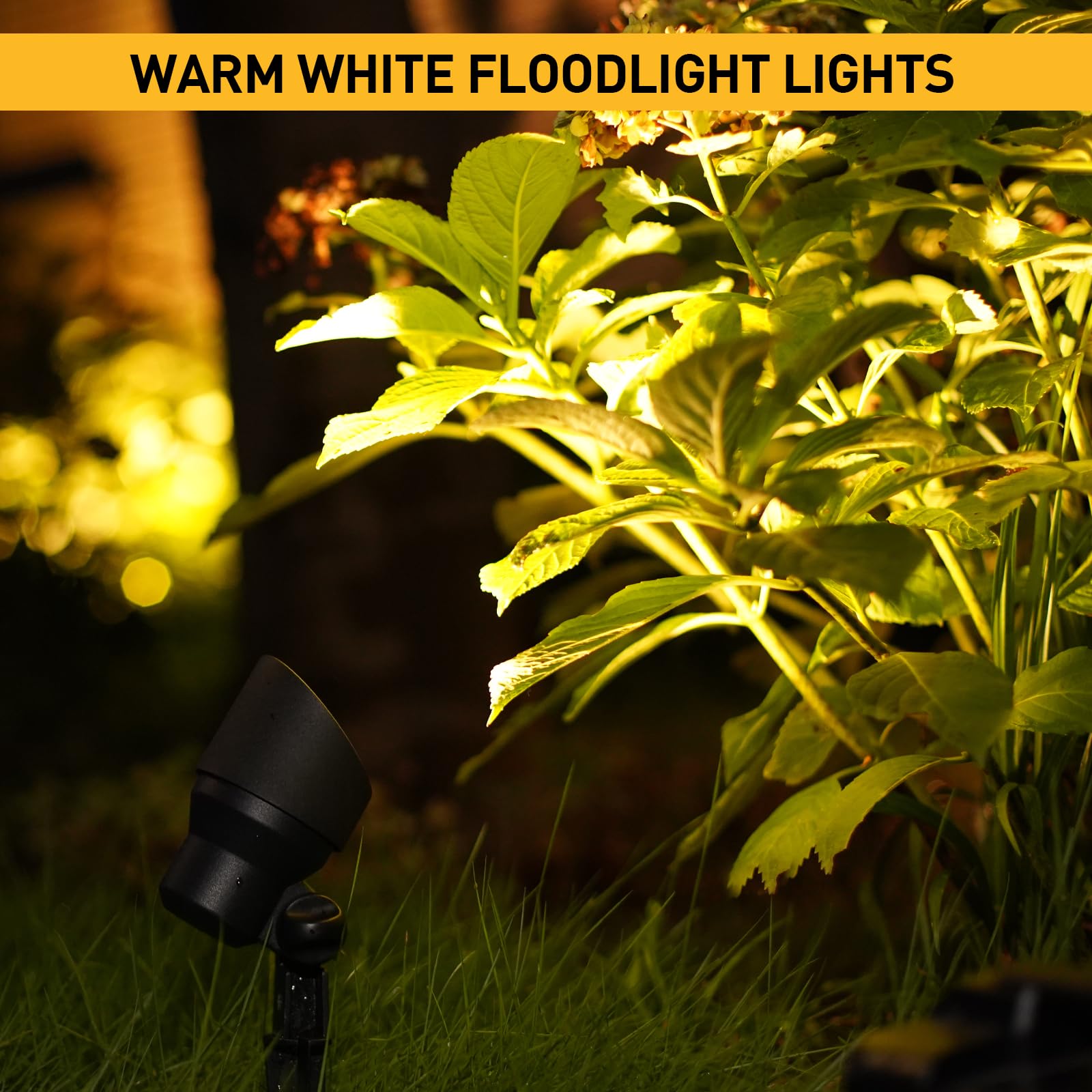 Malibu 20W Landscape Lighting Outdoor Landscape Spotlights Low Voltage 12V Ac Warm White Lighting 145Lumen Waterproof For Driveway Yard Lawn Patio Walls Trees 2Pack 8301-9604