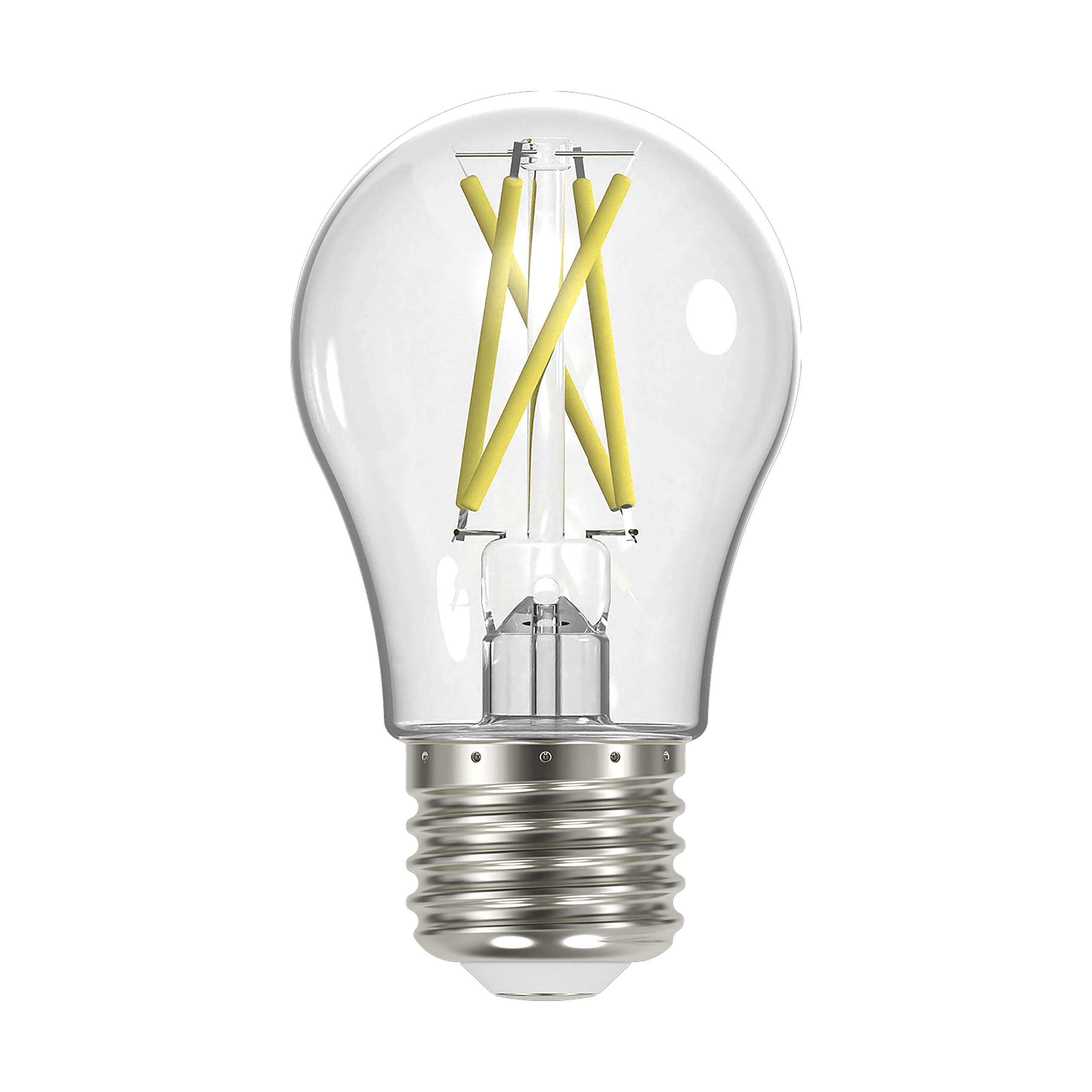 Satco Vintage Dimmable LED Filament Bulbs, 8.2W, A15, Soft White 3000K, Model S12406, 120V, 6 Pack