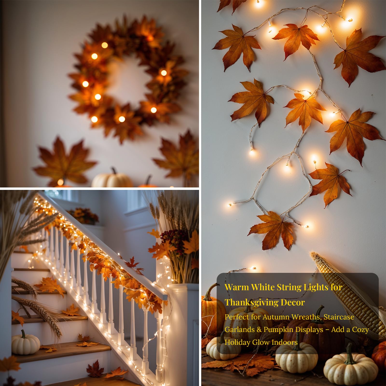 Etinga 100 Led String Lights 33Ft Warm White  Plug In Fairy Lights With 8 Lighting Modes  Indoor Outdoor Christmas Lights For Bedroom Tree Yard Patio Wedding Holiday Decor (Warm White  100 Led 33Ft)