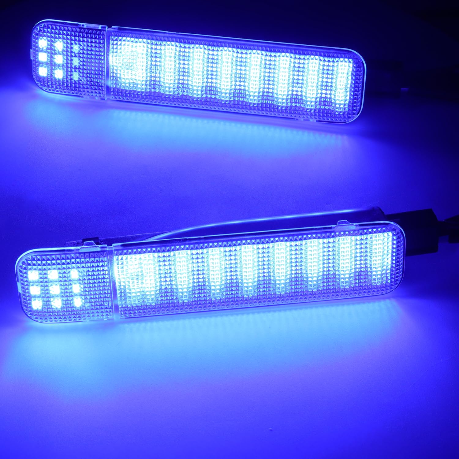 AFEISOL LED Side Door Panel Lights for Chevy GMC - Blue, 4Pcs, Model 2251110, Plastic Interior Courtesy Lighting