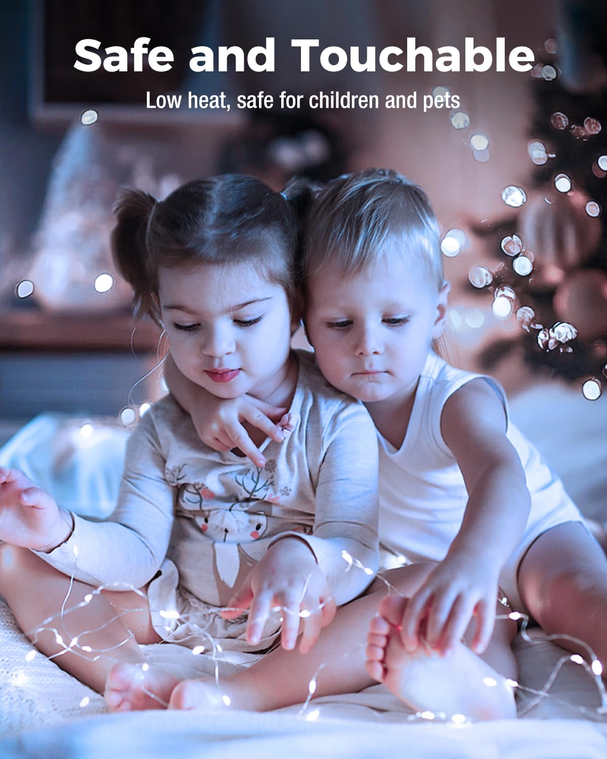 Btfarm 12 Pack Fairy Lights Battery Operated  7Ft 20 Led Mini String Lights Waterproof Silver Wire For Mason Jars Centerpiece Table Crafts Bedroom Christmas Decoration  Cool-Warm White
