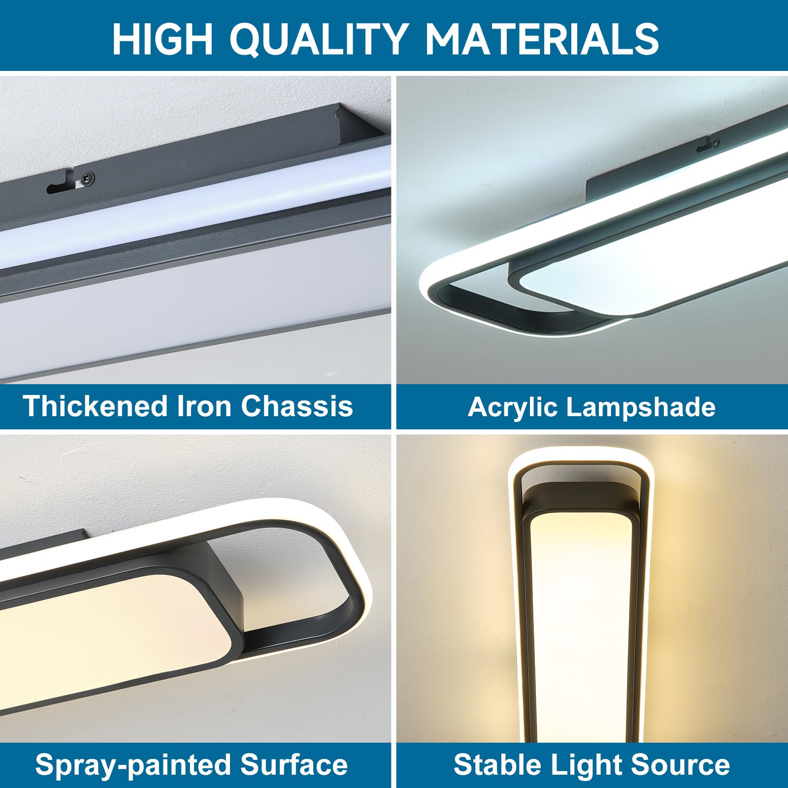 Oranoor Modern Led Ceiling Lighting With Remote  70W Dimmable Black Linear Flush Mount Light Fixture  39.4 Low Profile Lights Fixture Long Led Ceiling Lamp For Kitchen Bedroom Living Room Hallway