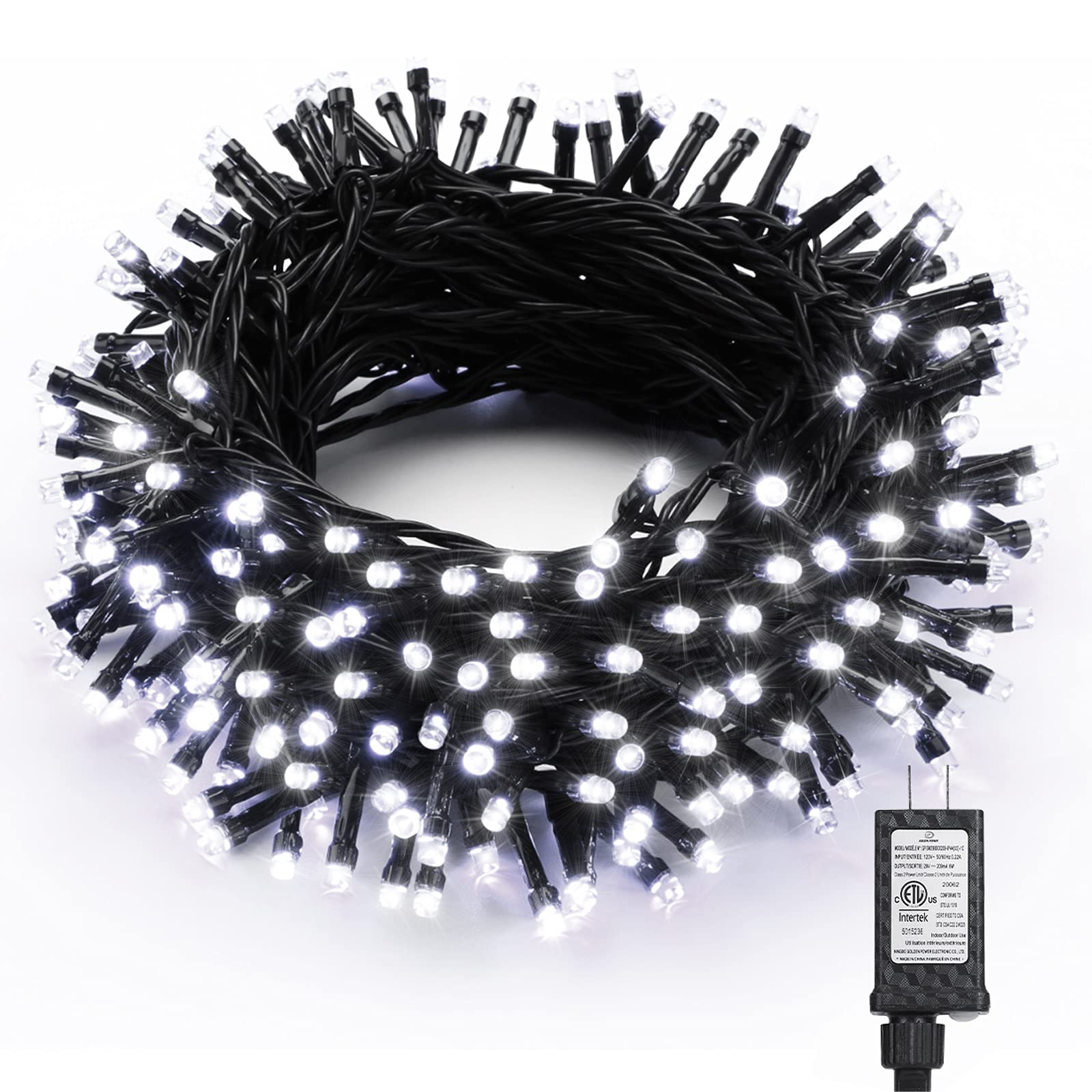 Brizled 240 LED Mini String Lights, 78.74ft, Cool White, Waterproof, 8 Modes, Model GP-SW290DC0209-IP44 for Indoor/Outdoor Use