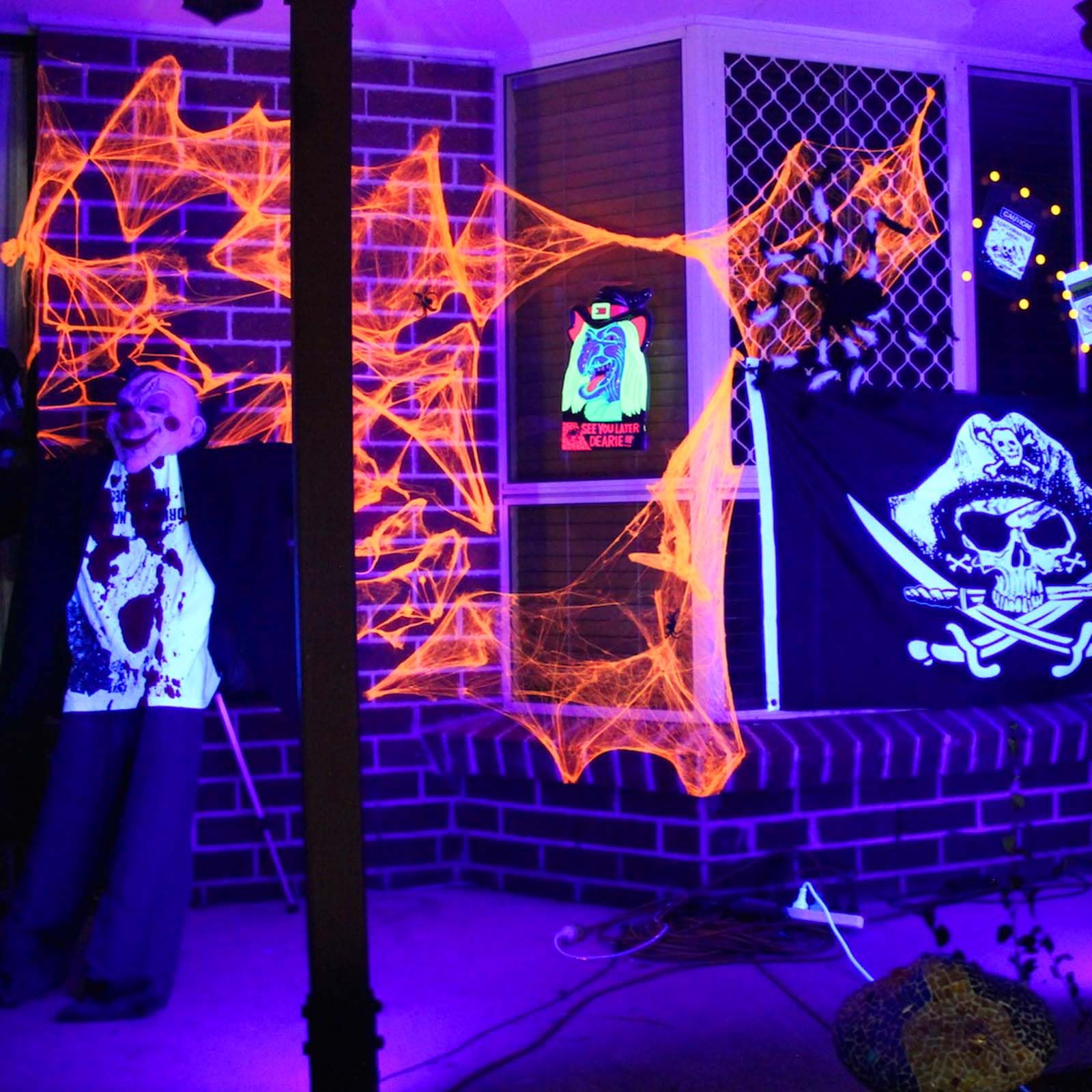 Atfoyer 40W Led Black Light Bar - Fluorescent Lighting For Parties & Halloween, Covers 484 Sq.Ft, Aluminum, Black, Model Atc40Ctuv